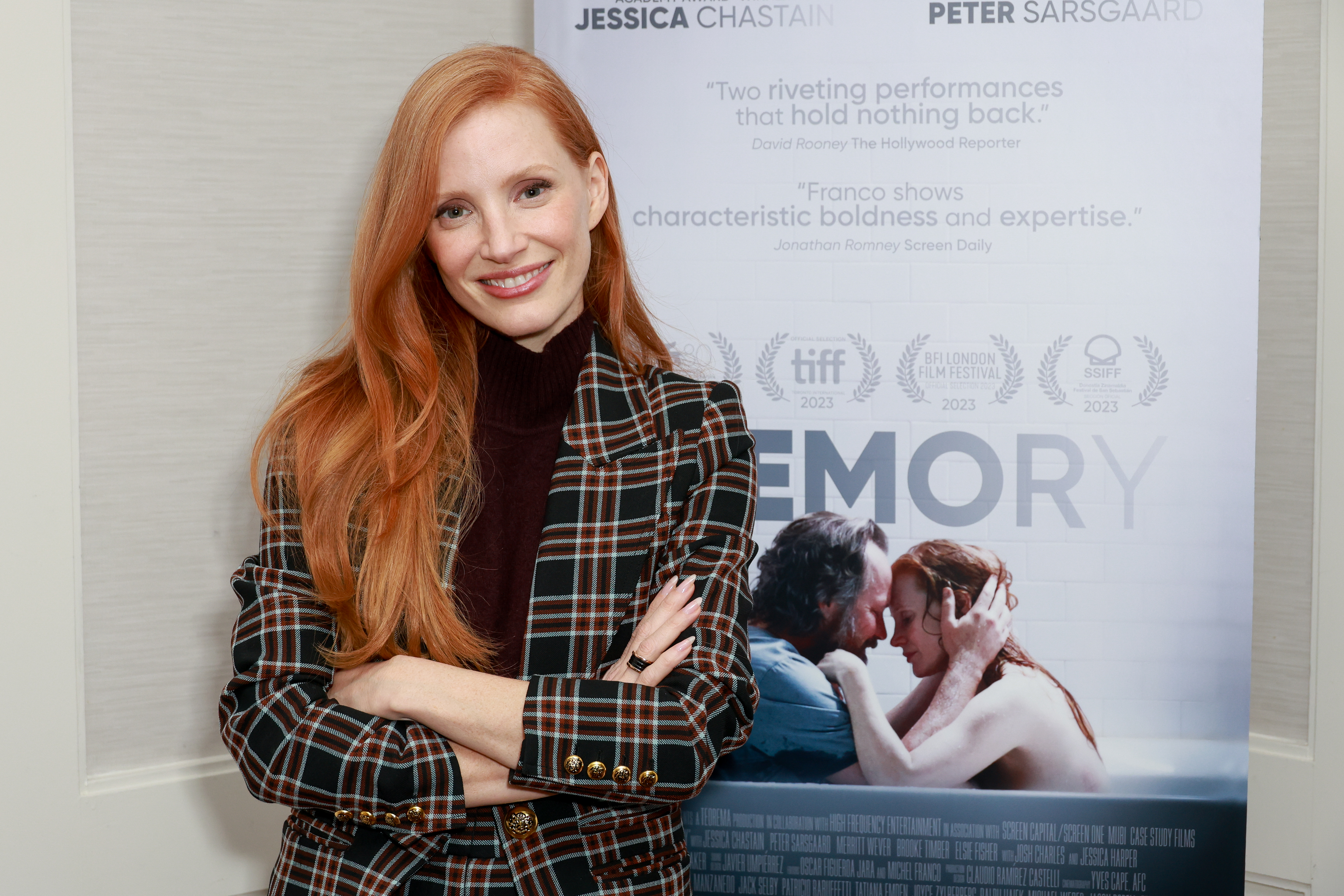 Jessica Chastain attends the "Memory" Q&A in West Hollywood, California on December 05, 2023 | Source: Getty Images