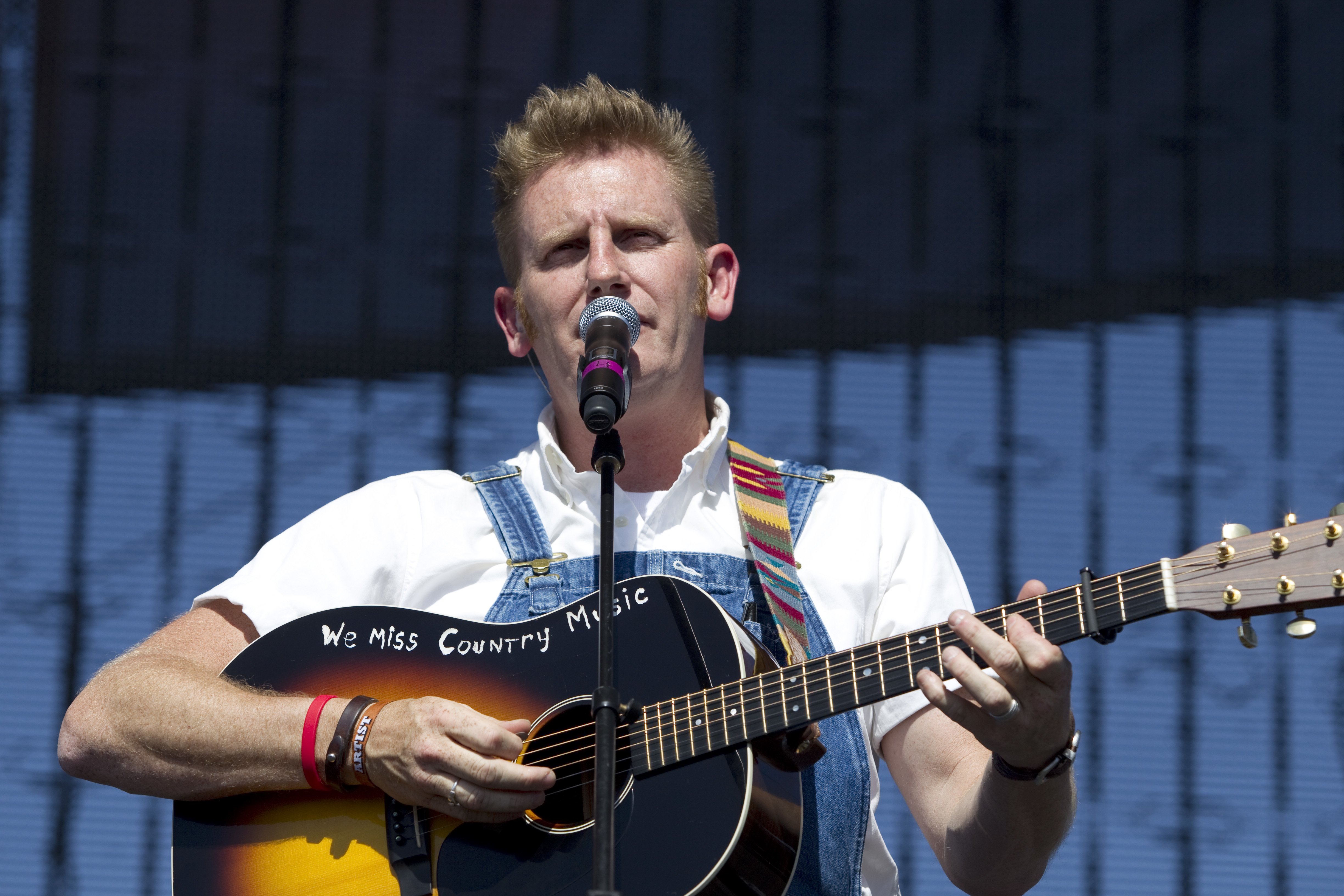 Rory Feek of Joey + Rory performs during the first day of the Stagecoach Festival in Indio, California, on April 24, 2010. | Source: Getty Images