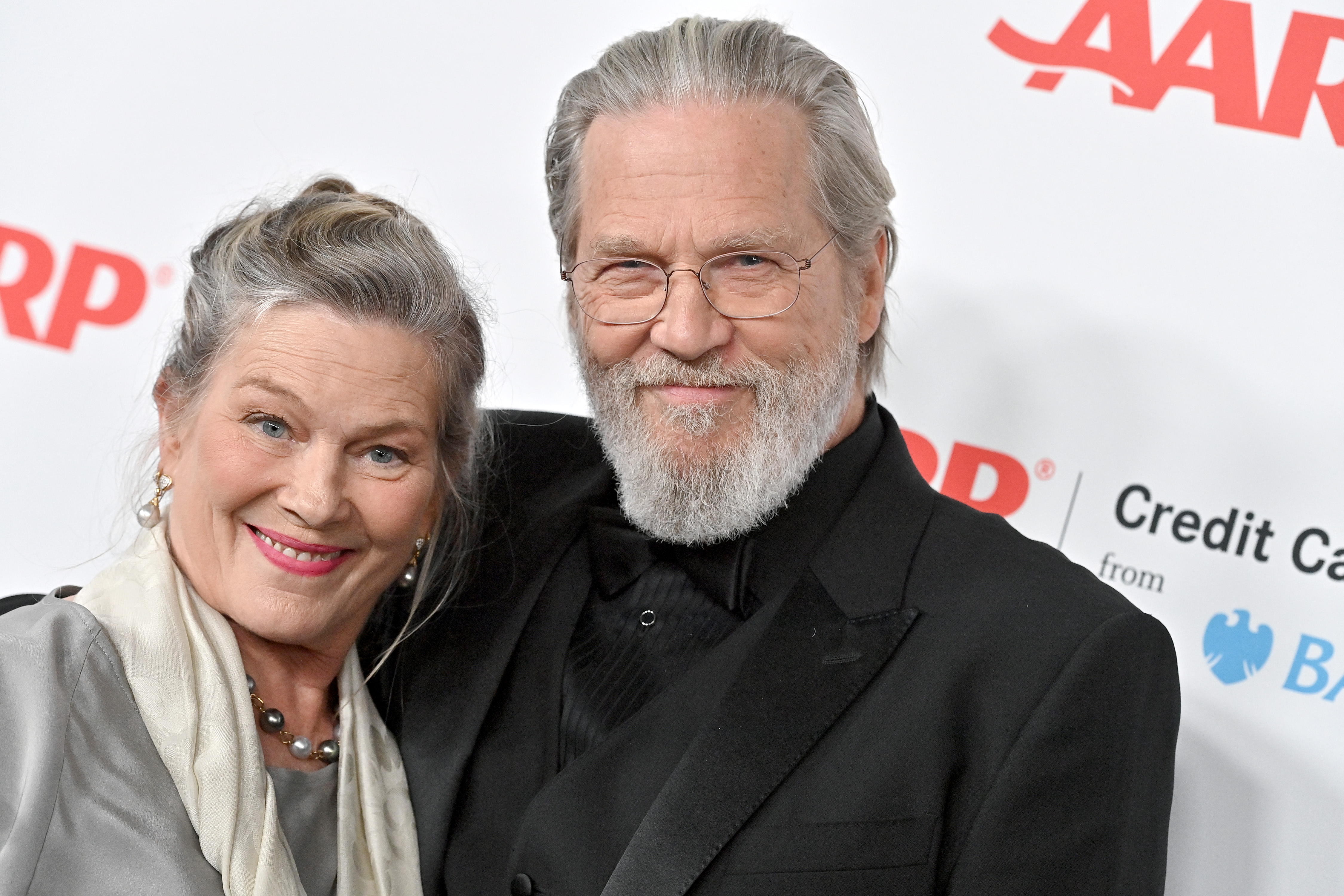 Susan Bridges and Jeff Bridges attend the "AARP The Magazine's" 21st Annual Movies For Grownups Awards at Beverly Wilshire, A Four Seasons Hotel, on January 28, 2023, in Beverly Hills, California. | Source: Getty Images