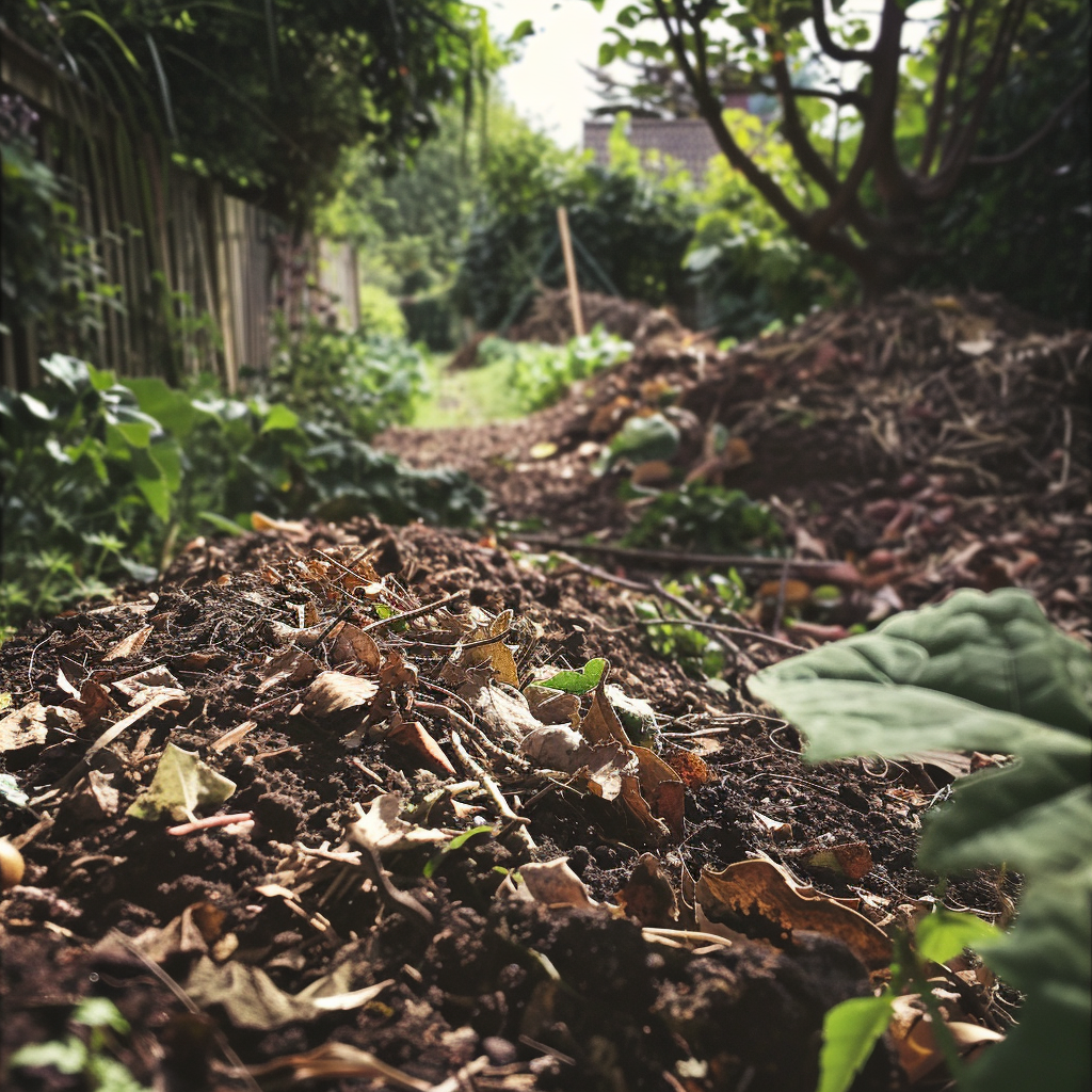 A compost pile | Source: Midjourney