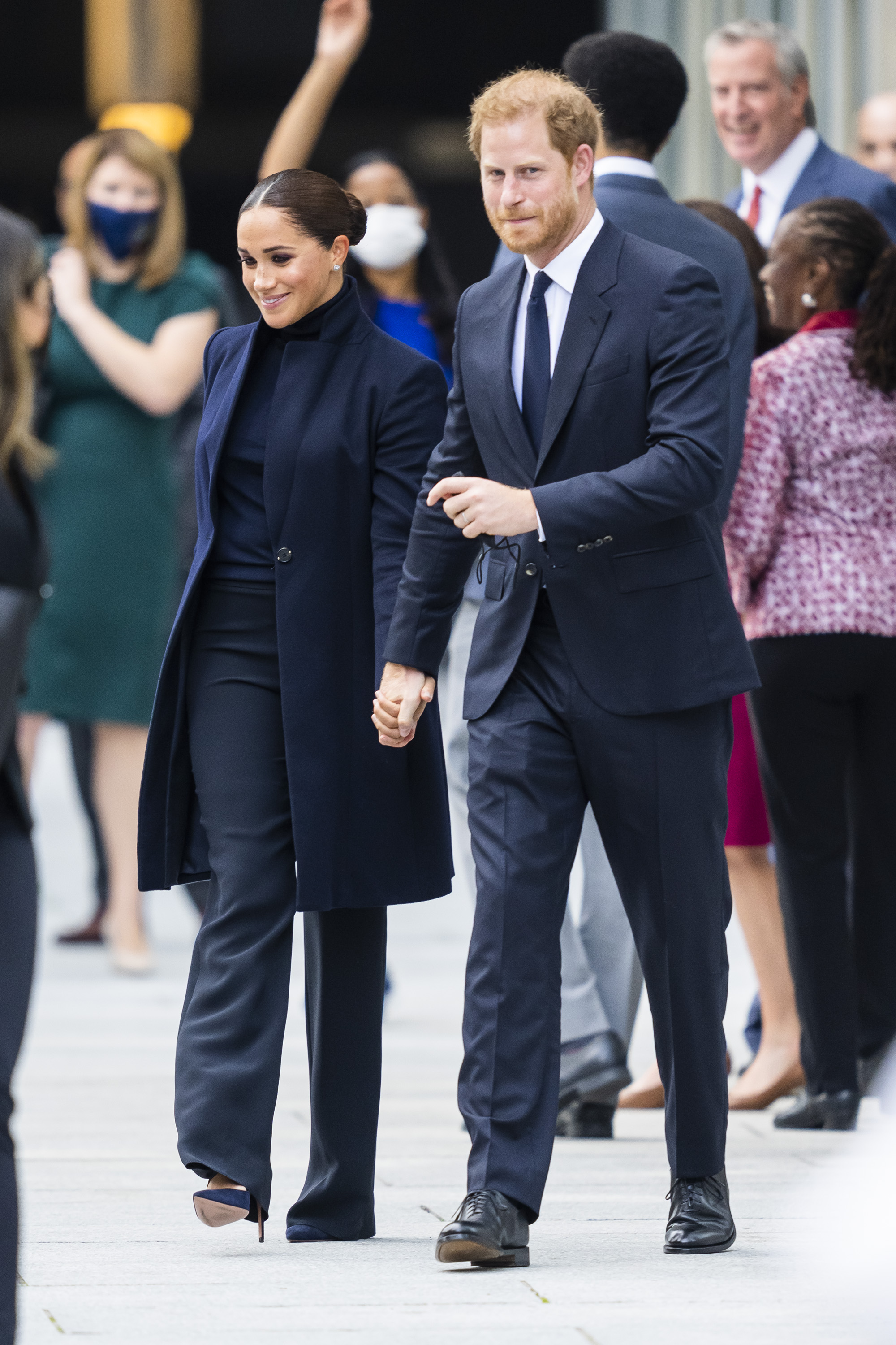 Meghan Markle and Prince Harry spotted out in New York City on September 23, 2021 | Source: Getty Images