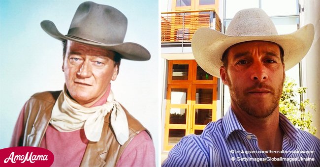 John Wayne's handsome grandson is 46 years old and he looks so similar to grandpa