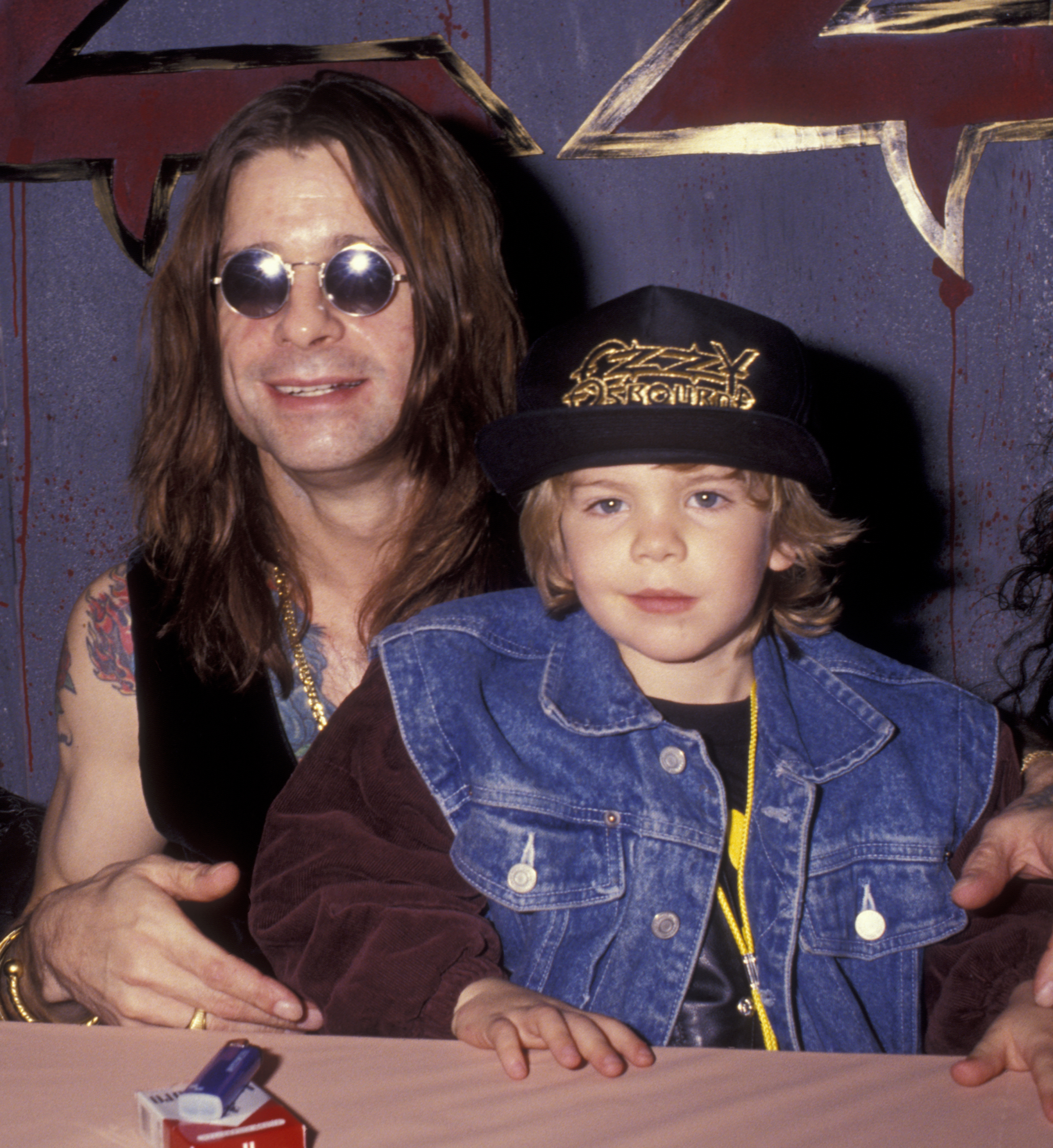 Ozzy and Jack Osbourne attend an in-store appearance on November 18, 1991 at Music Plus in Hollywood, California | Source: Getty Images