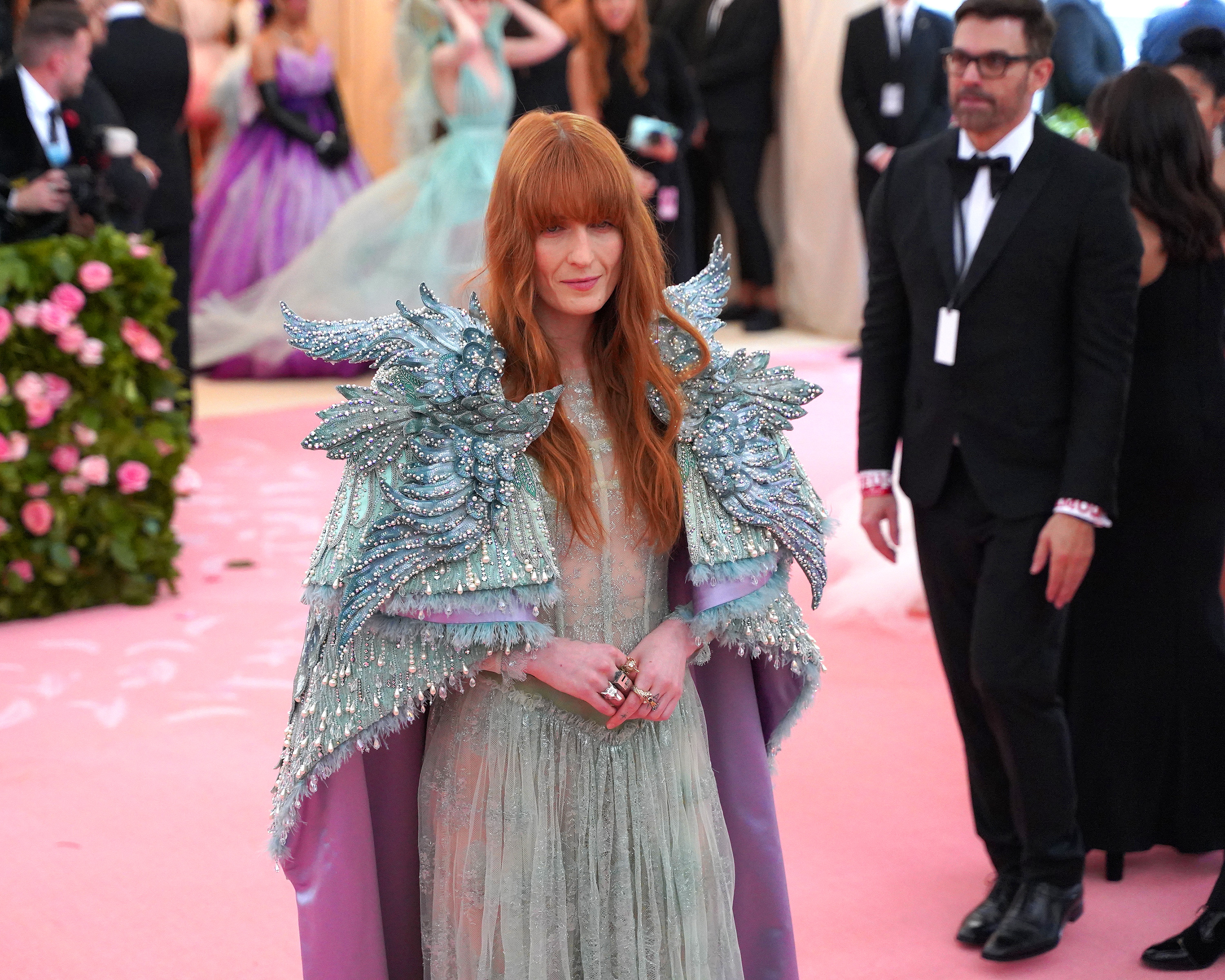 Florence Welch at the Met Gala on May 6, 2019, in New York | Source: Getty Images