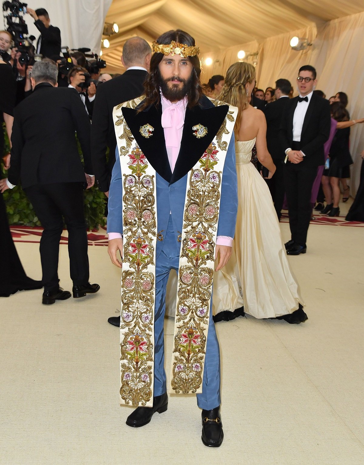 Jared Leto at the Met Gala on May 7, 2018, in New York City. | Source: Getty Images 