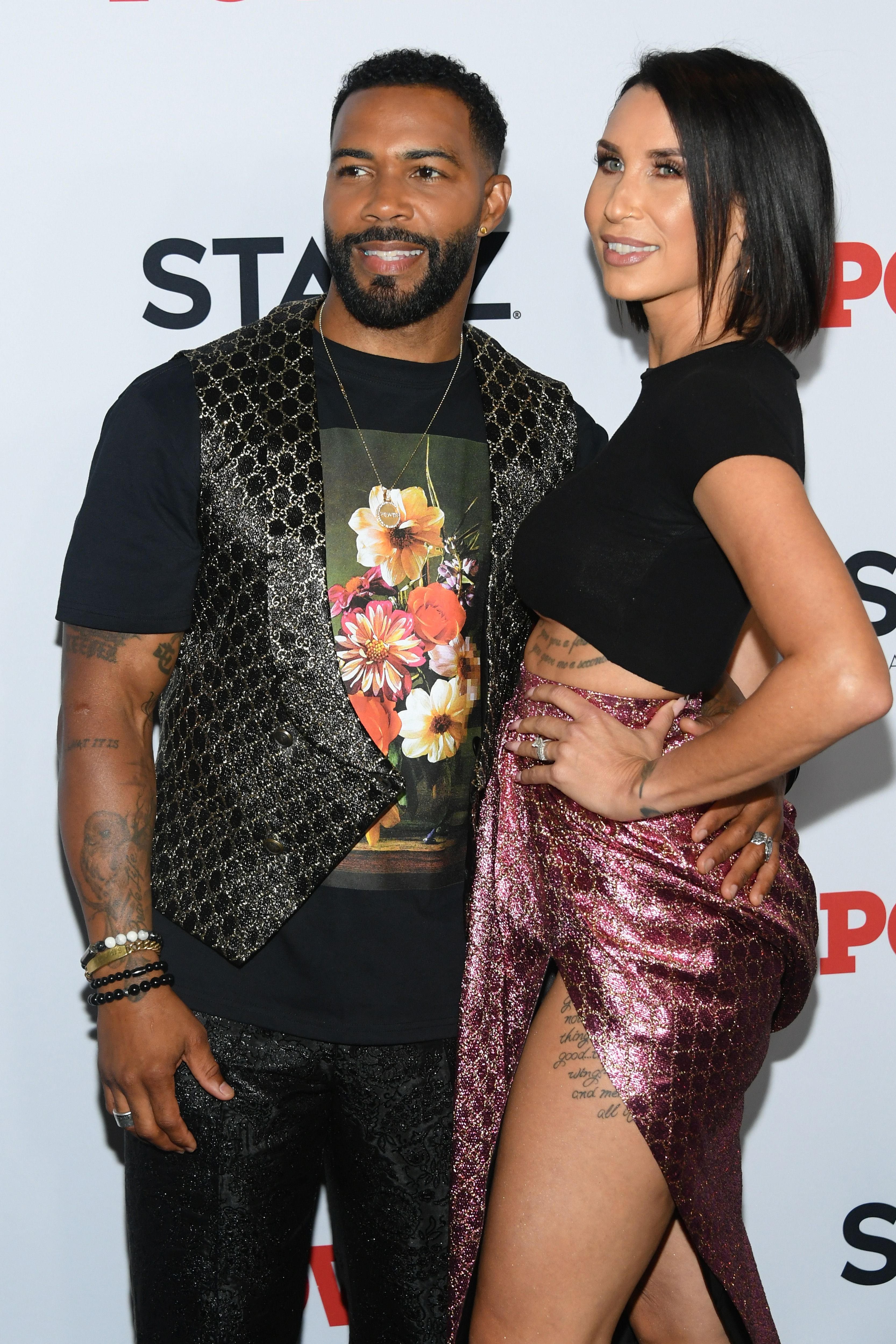 Omari Hardwick and Jennifer Pfautch at the "Power" final season world premiere in August 2019 in New York City | Source: Getty Images