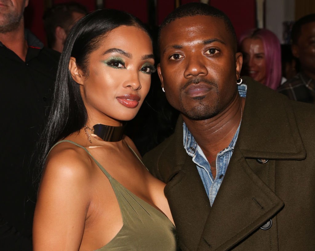 Rapper Ray J (R) and his Wife Princess Love (L) attend Tyga's Birthday celebration at Delilah | Photo: Getty Images