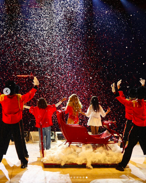 Mariah Carey performing on stage during her tour, posted on December 18, 2024 | Source: Instagram/mariahcarey