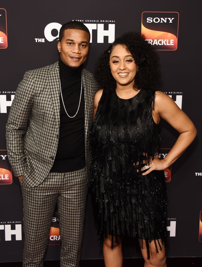 Cory Hardrict (L) and Tia Mowry arrive at Sony Crackle's "The Oath" Season 2 exclusive screening event at Paloma in Los Angeles, California | Photo: Getty Images