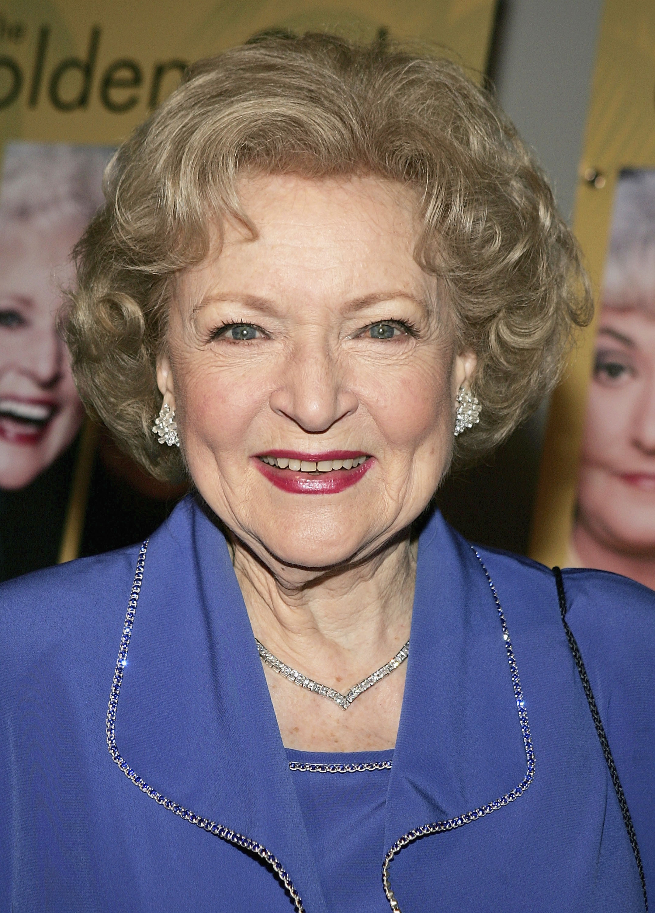 Betty White at the DVD release party for the first season of "The Golden Girls" on November 18, 2004, in California. | Source: Getty Images