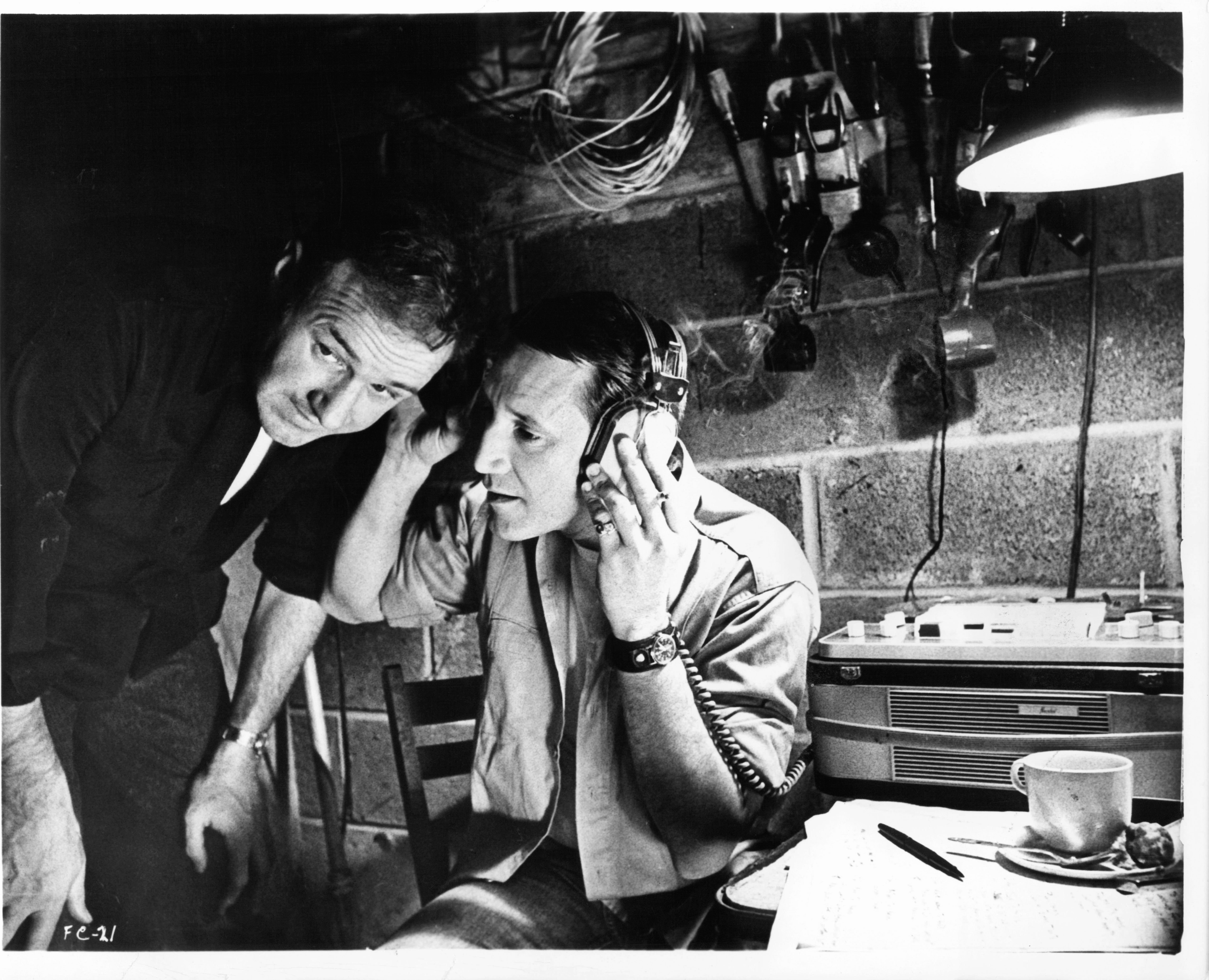 Gene Hackman and Roy Scheider in a scene from the 1971 film 'The French Connection' | Source: Getty Images