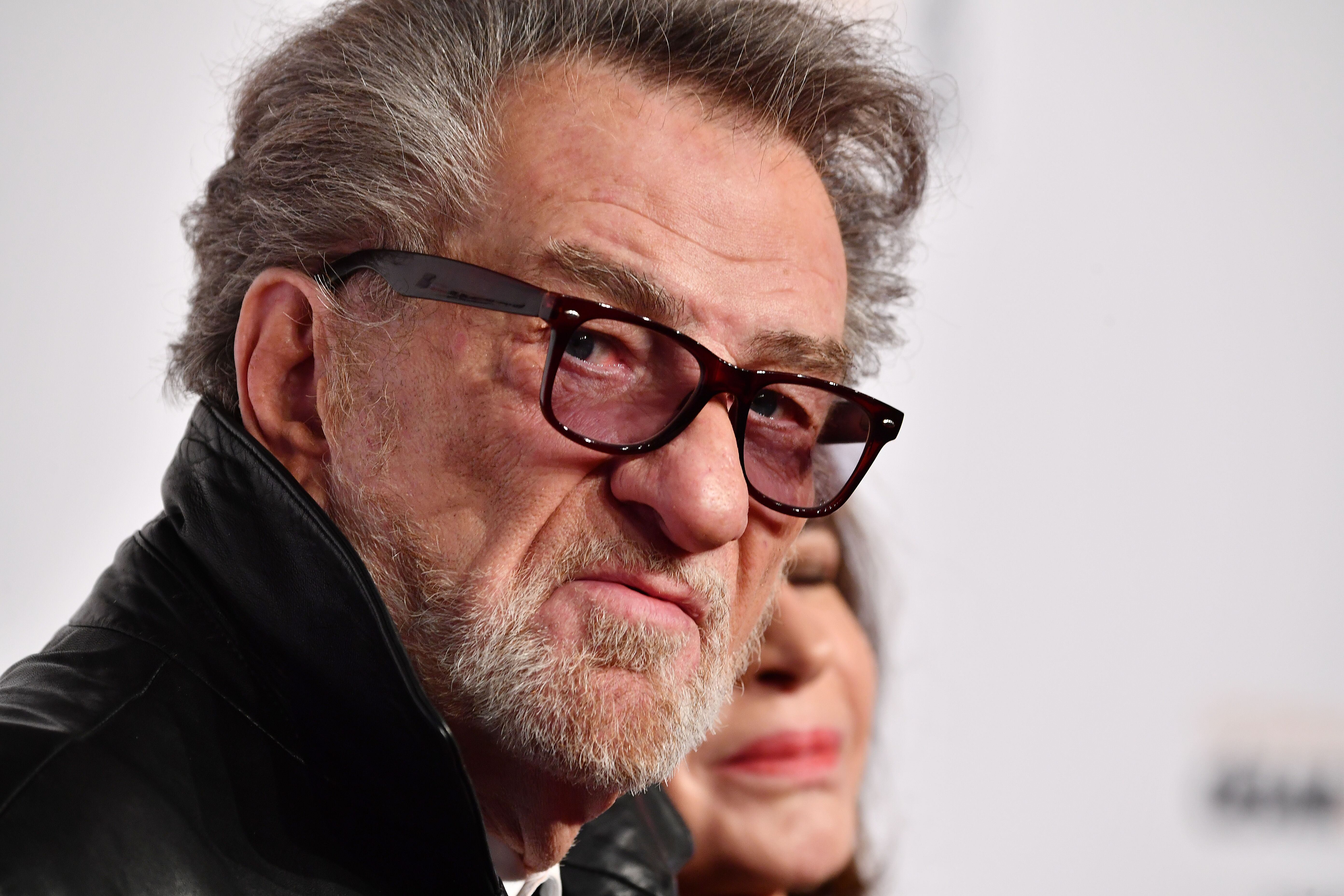 Eddy Mitchell et sa femme. l Source: Getty Images
