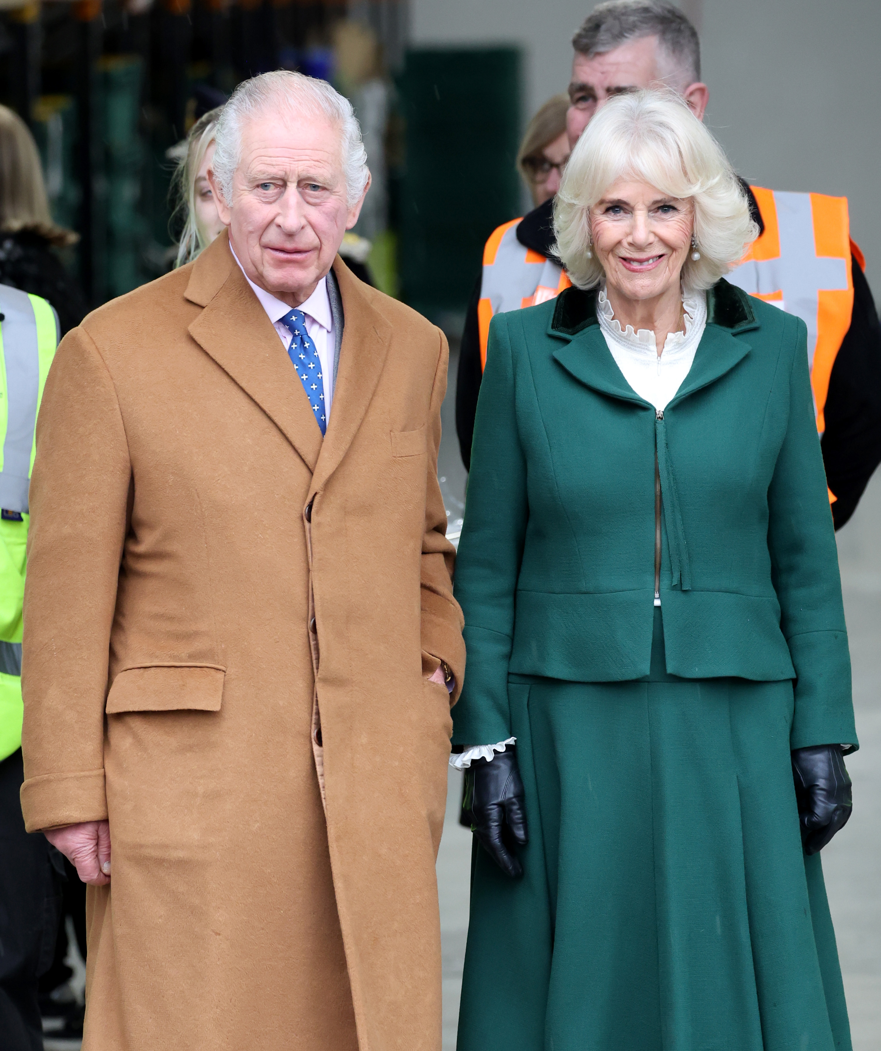 King Charles III and Queen Camilla during the launch of the Coronation Food Project on November 14, 2023 in Didcot, England. | Source: Getty Images