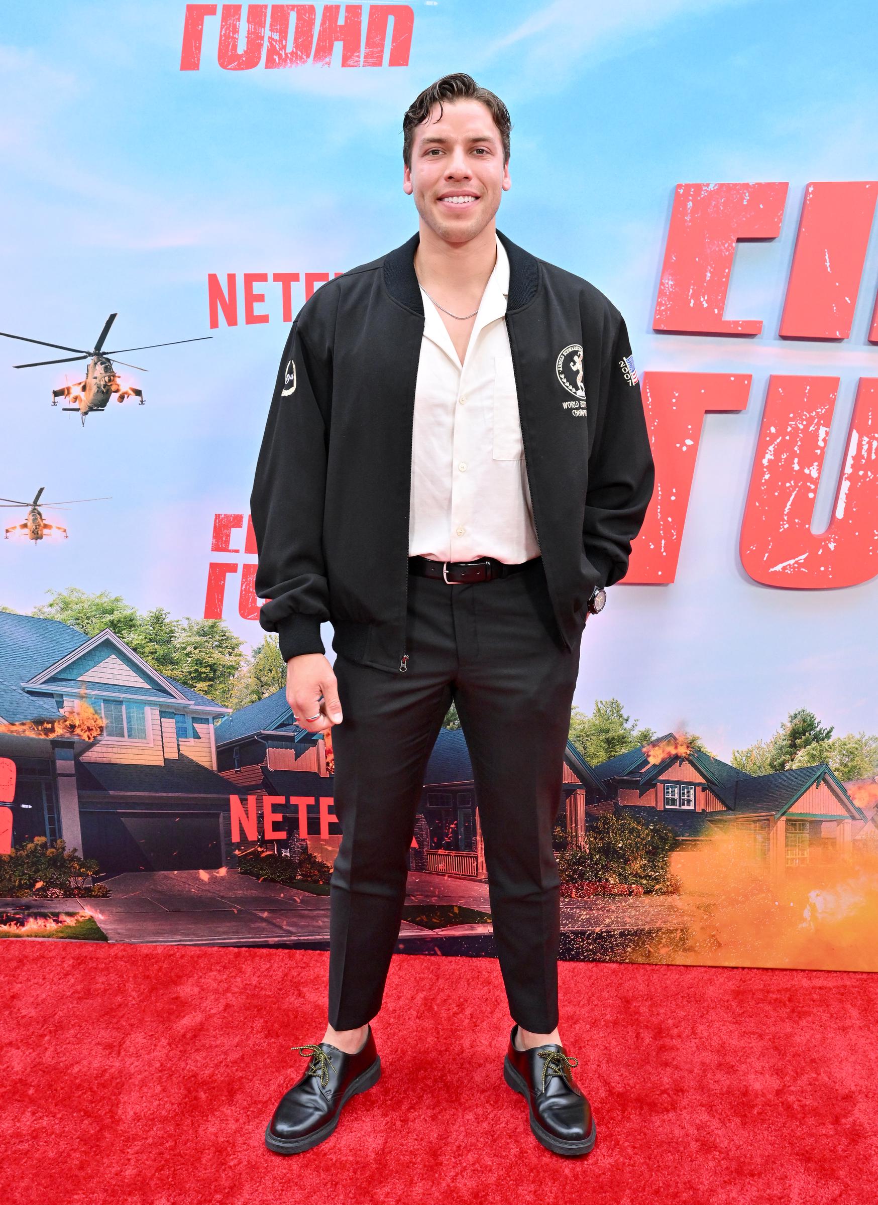 Joseph Baena pictured at the Los Angeles premiere of "FUBAR," in 2023 | Source: Getty Images