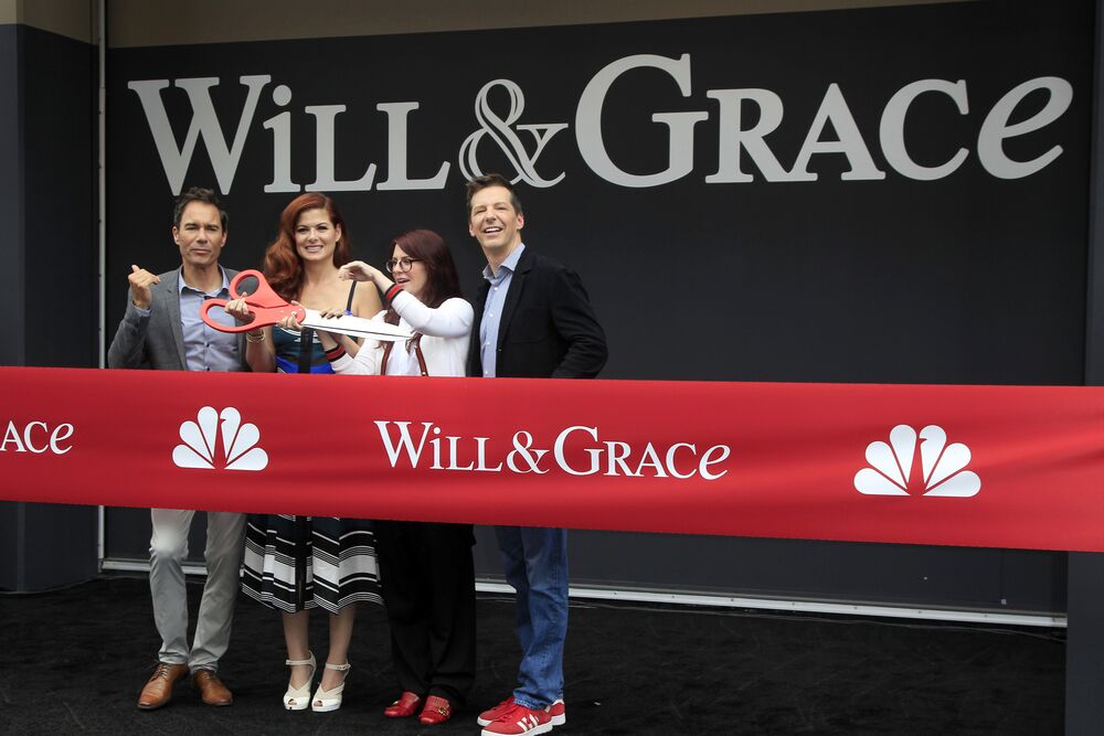 Eric McCormack and Debra Messing at "Will & Grace premiere/ Source: Getty Images