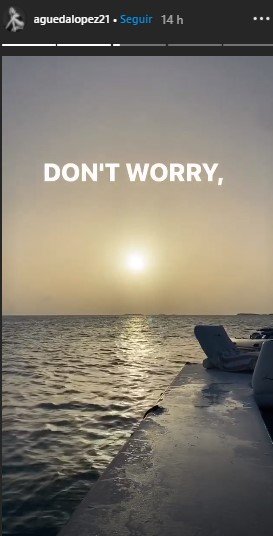 Atardeder en Exuma. | Foto: Captura de Instagram/aguedalopez21