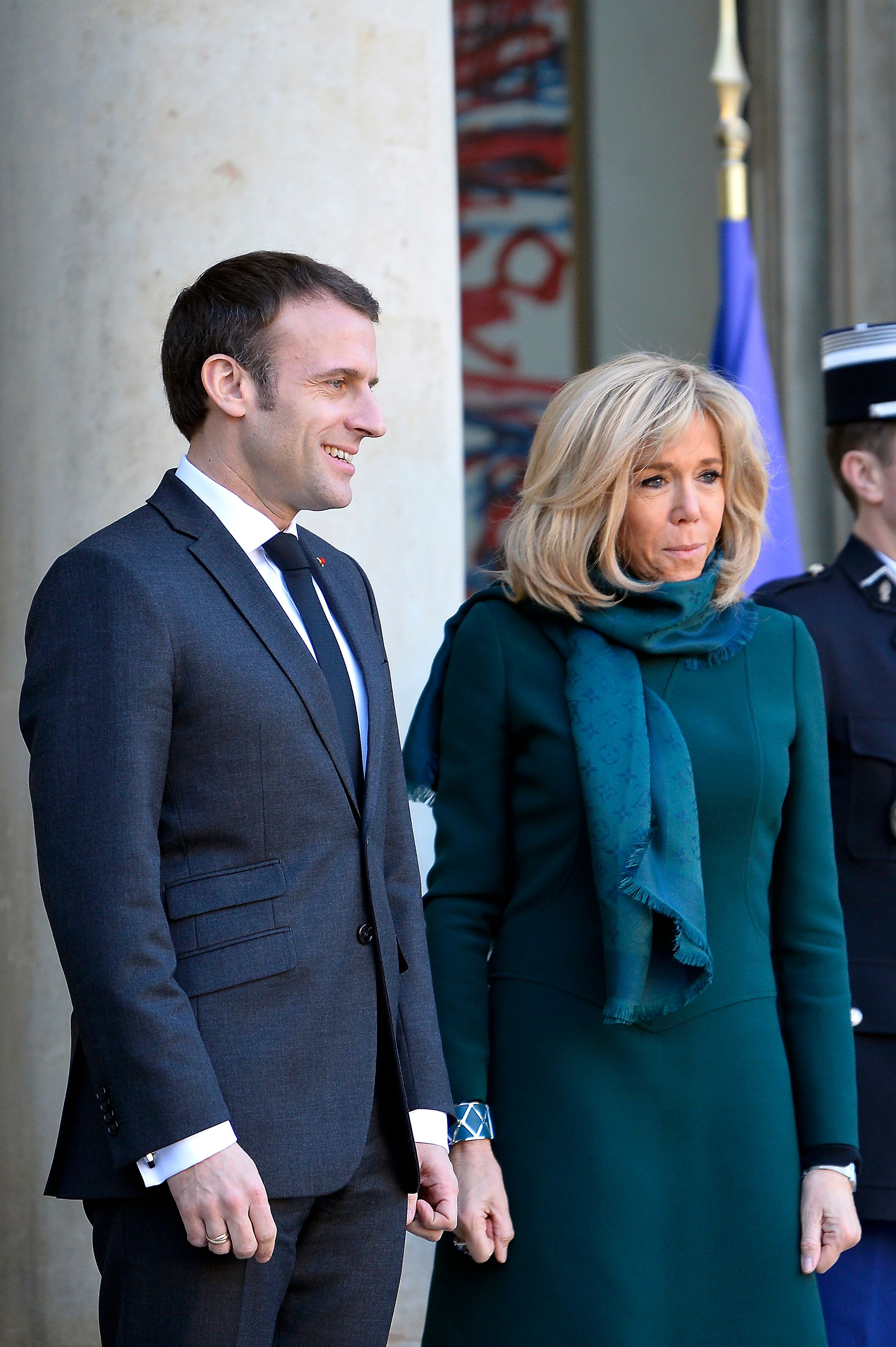 Emmanuel et Brigitte Macron. l Source : Getty Images