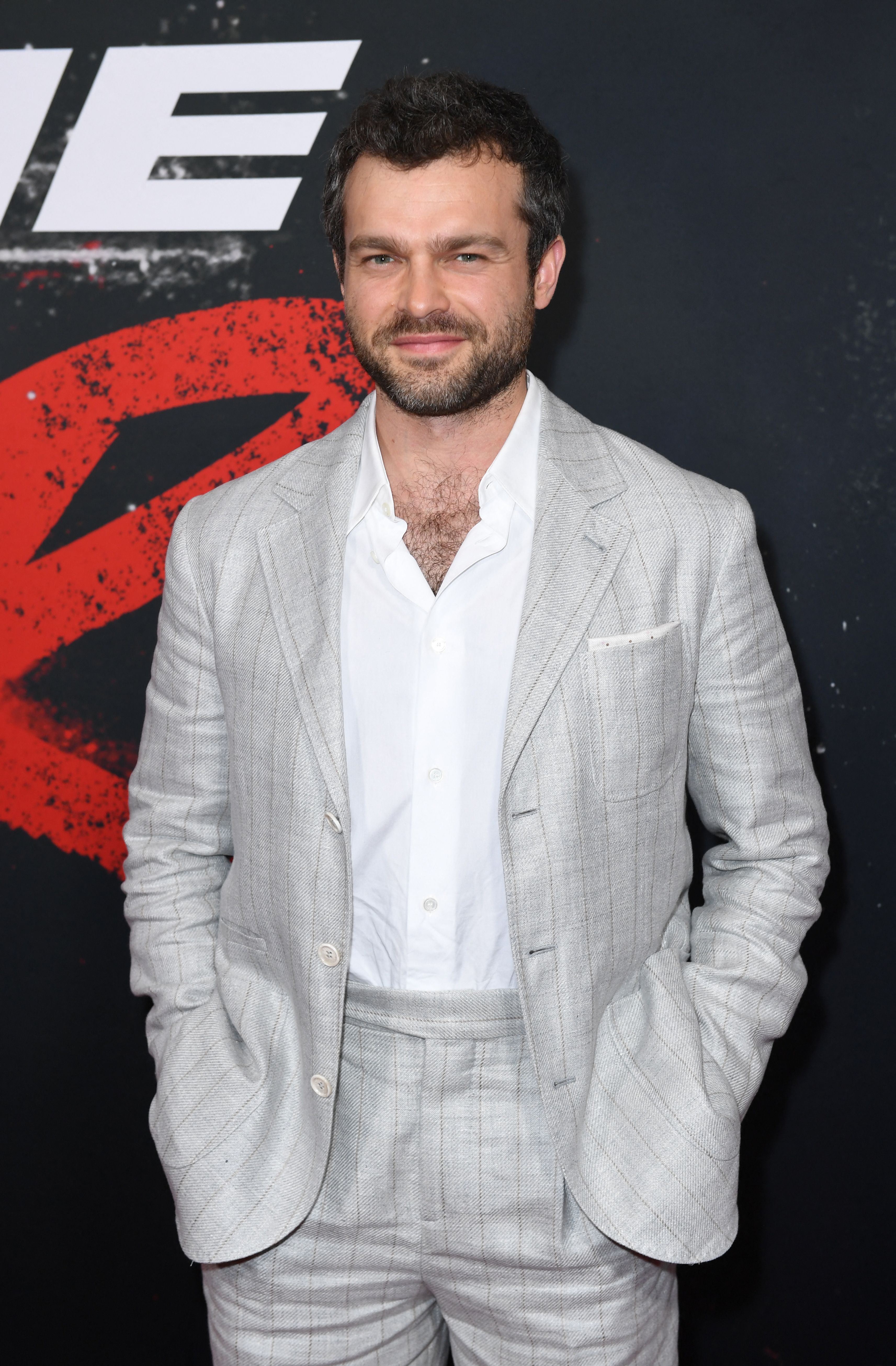 Alden Ehrenreich arrives for Universal Pictures' premiere of "Cocaine Bear" at Regal LA Live theatre on February 21, 2023, in Los Angeles, California. | Source: Getty Images