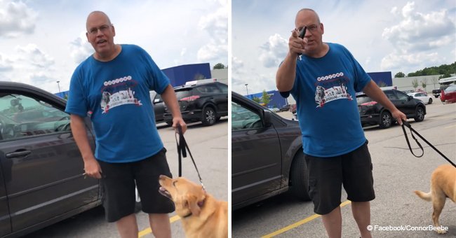 Angry pet owner threatens couple who rescued dog from his scorching vehicle