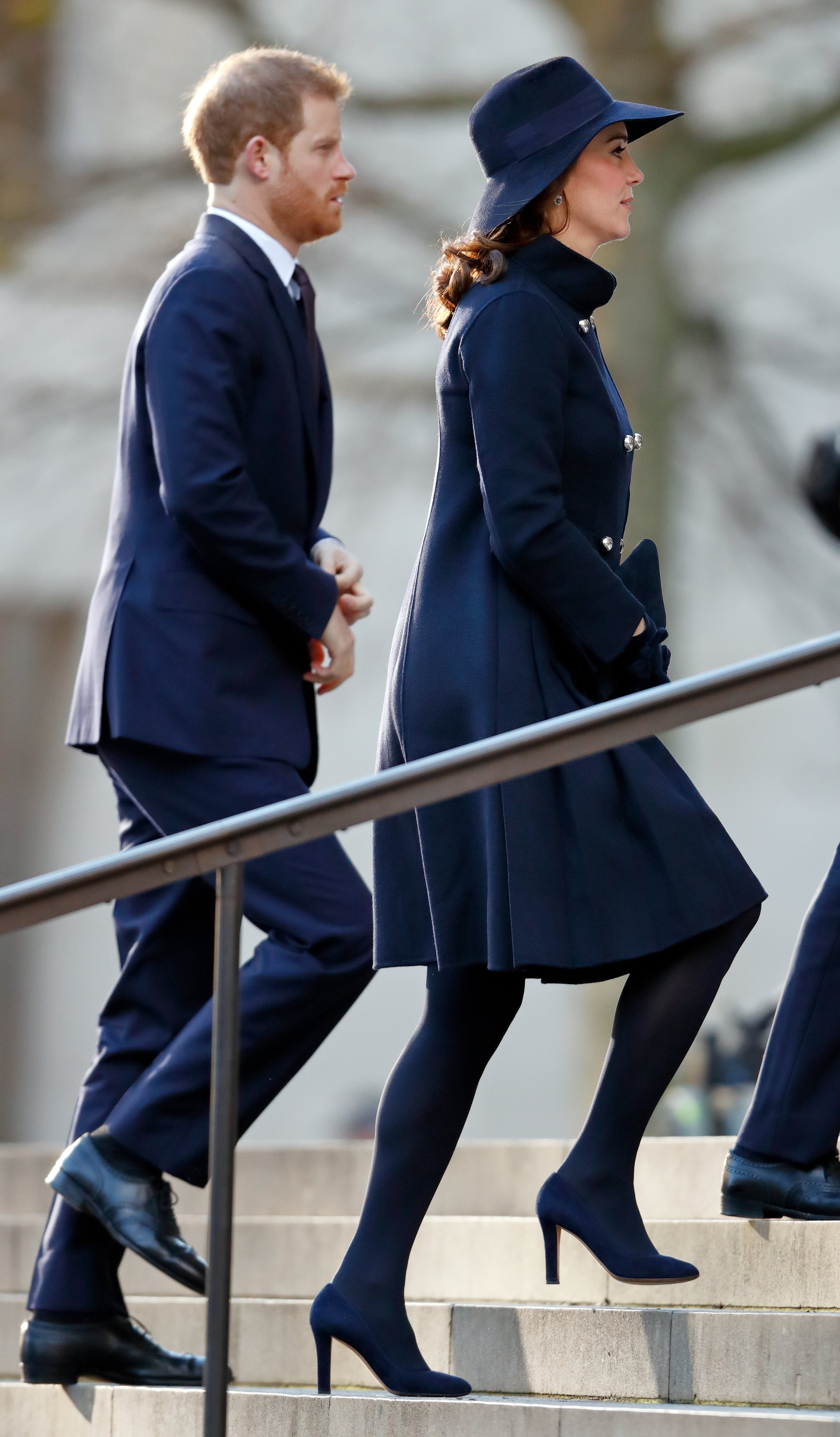 Prince Harry and Kate Middleton attending the Grenfell Tower national memorial service at St Paul's Cathedral on December 14, 2017 in London, England. | Source: Getty Images