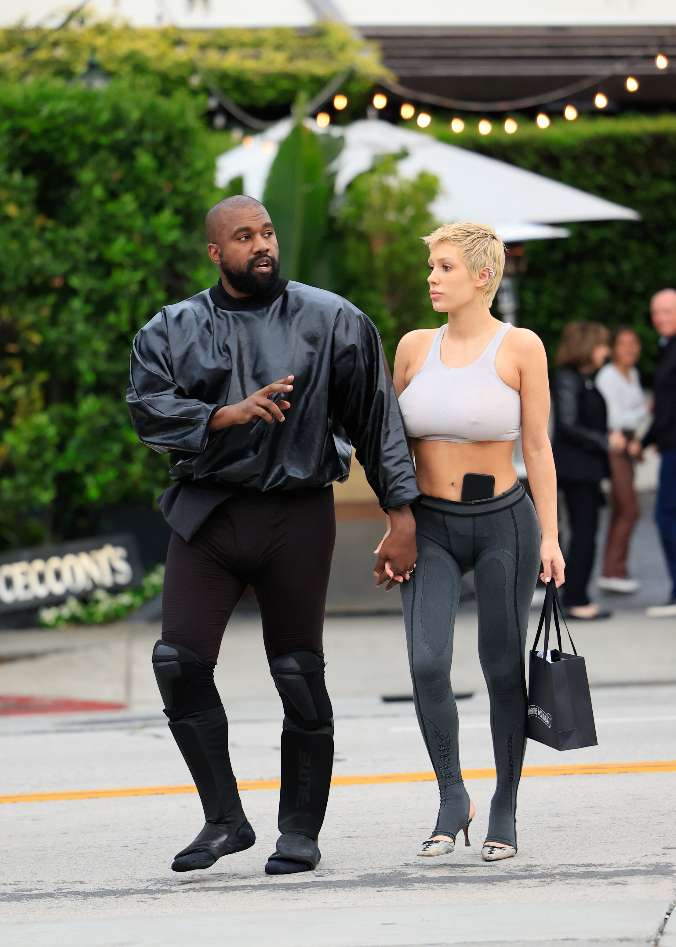 Kanye West and Bianca Censori are seen in Los Angeles, California, on May 13, 2023 | Source: Getty Images