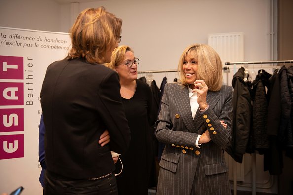  Brigitte Macron, Muriel Pénicaud, Olivier Dussopt et Sophie Cluzel sont photographiés pour Paris Match. | Photo : Getty Images