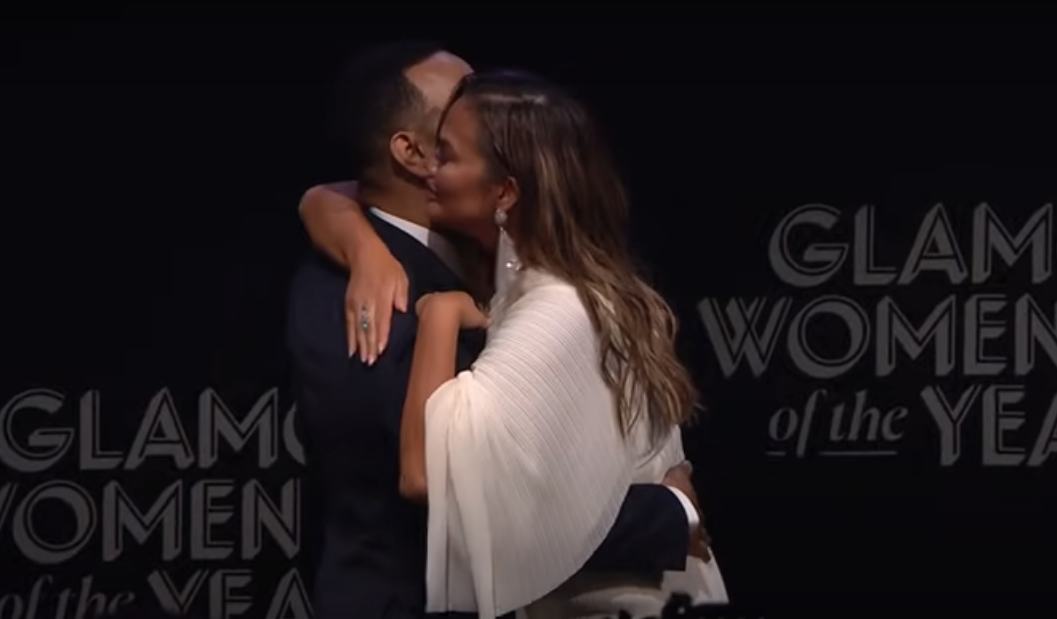 John Legend and his wife Chrissy Teigen at the Glamour Women of the Year awards | Source: YouTube/Glamour