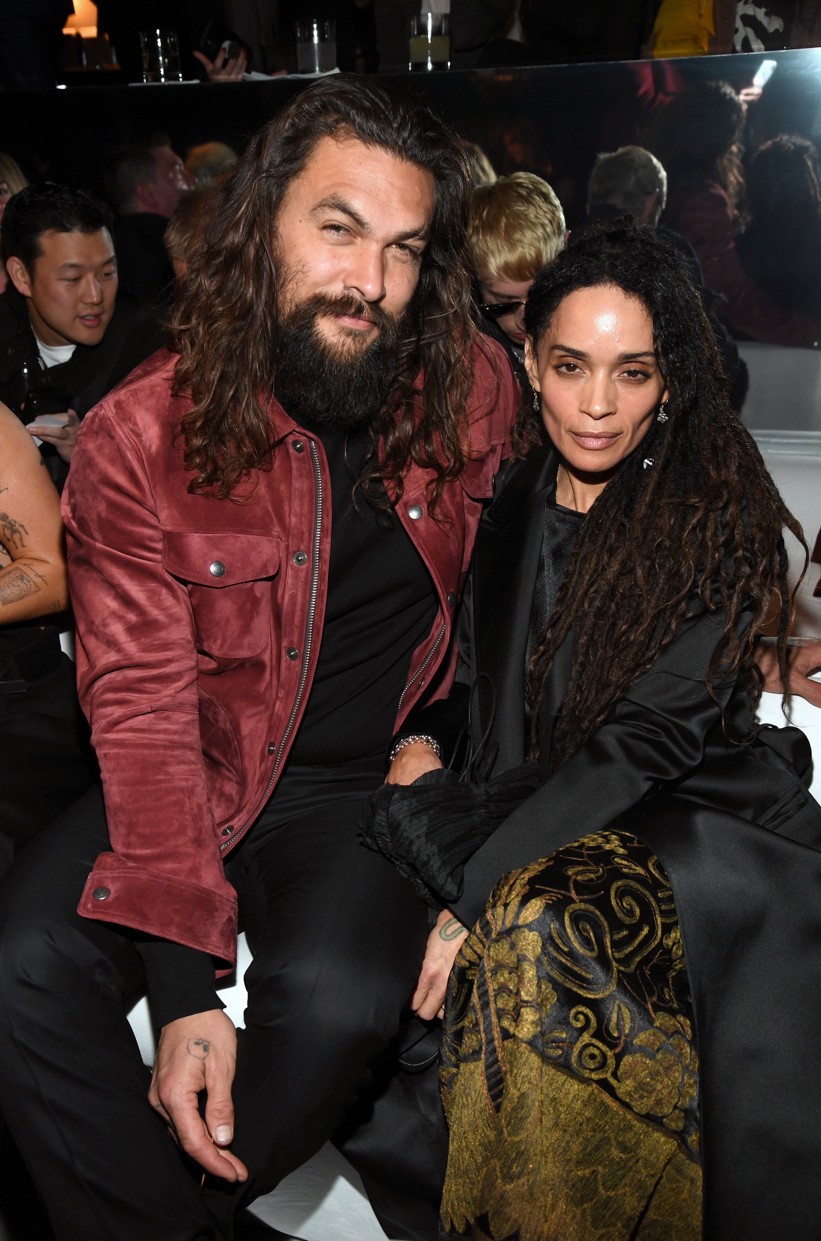  Jason Momoa and Lisa Bonet attend the Tom Ford AW20 Show at Milk Studios on February 07, 2020 in Hollywood, California. |Source: Getty Images