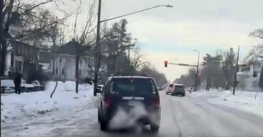 Renee Good's vehicle after the encounter, from a video post dated January 9, 2026. | Source: YouTube/FoxNews