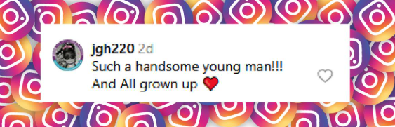 A fan's comment on Joaquin Consuelos appearance, from a post dated May 26, 2025 | Instagram/joaquinconsuelos