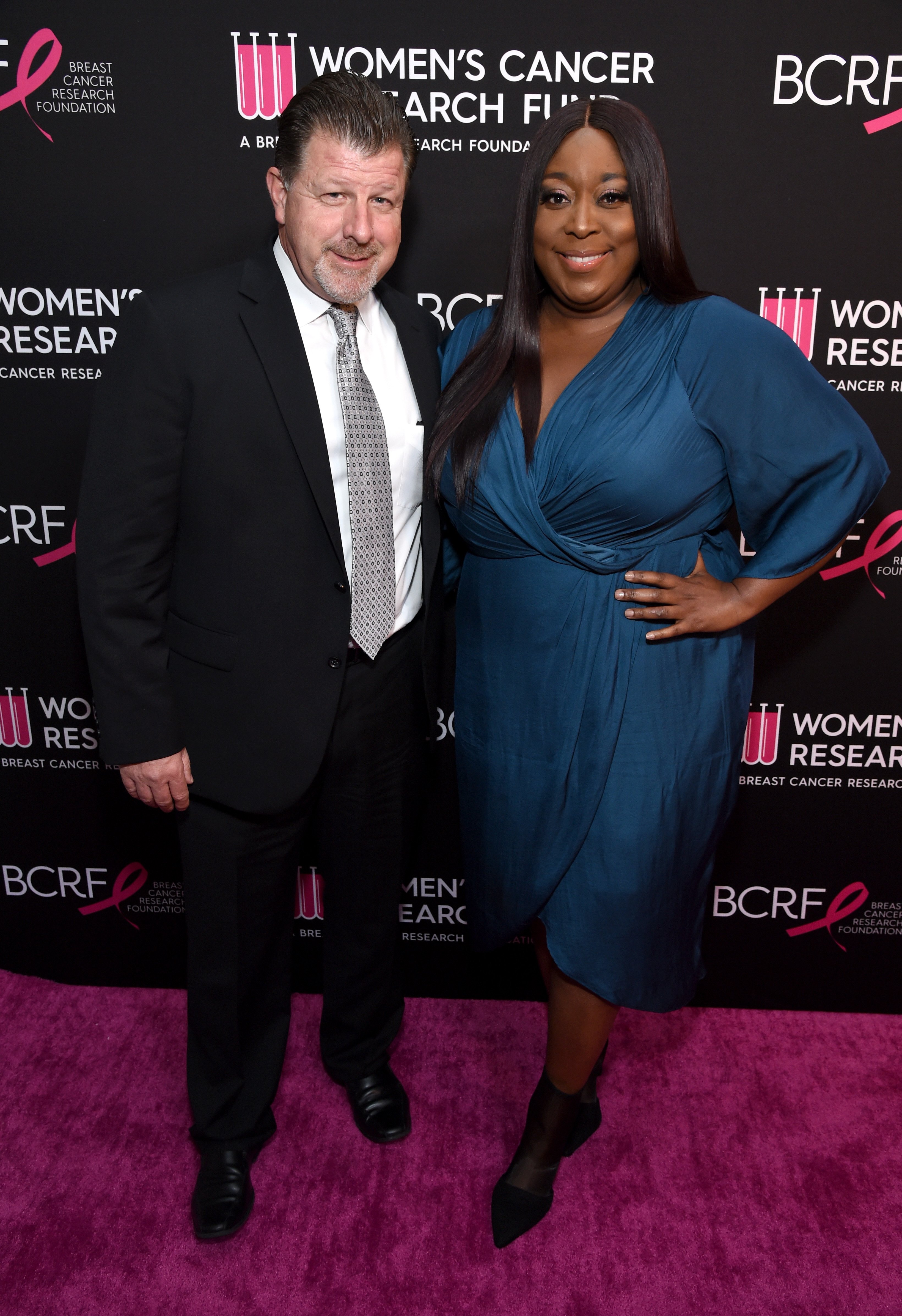 Loni Love & James Welsh at WCRF's "An Unforgettable Evening" on Feb. 28, 2019 in Beverly Hills, California | Photo: Getty Images