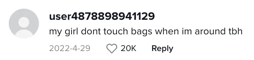 A screenshot of a comment about the viral TikTok video posted on April 29, 2022 | Source: TikTok.com/@fiestascondjnova