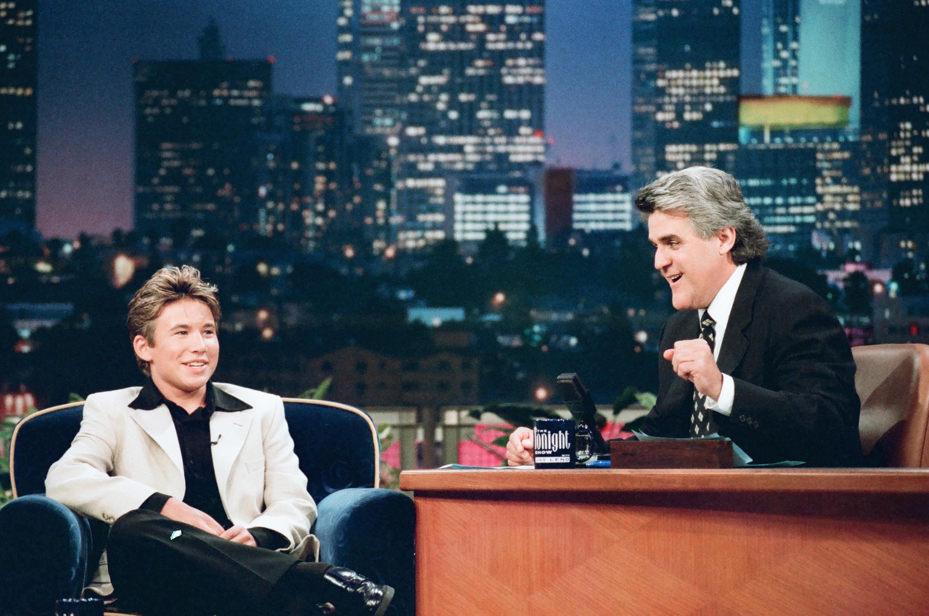 The actor during an interview in 1996 | Source : Getty Images