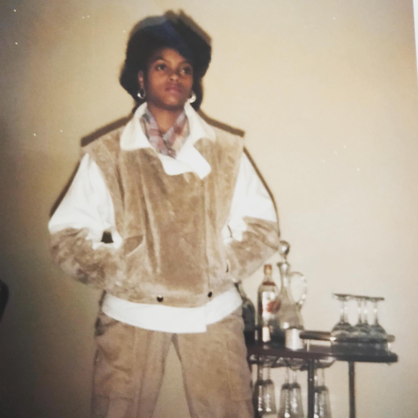 Taraji P. Henson in a photo circa 1985, posted on August 29, 2019. | Source: Facebook/Taraji P. Henson