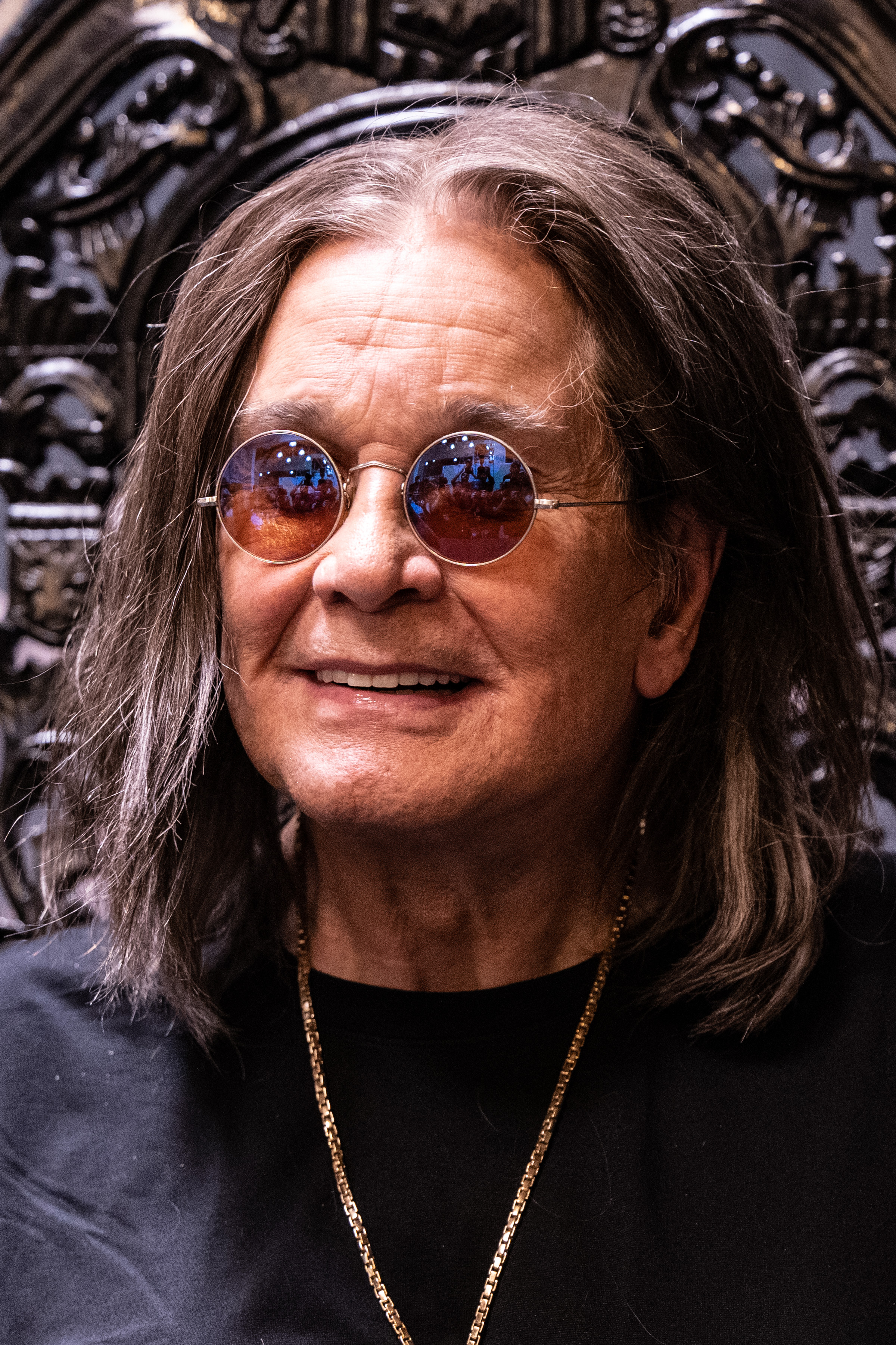 Ozzy Osbourne at his "Patient Number 9" album signing in Long Beach, 2022 | Source: Getty Images