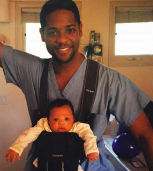 A nostalgic photo of Blair Underwood and his daughter, Brielle Underwood, posted on September 29, 2021. | Source: Instagram/blairunderwood_official