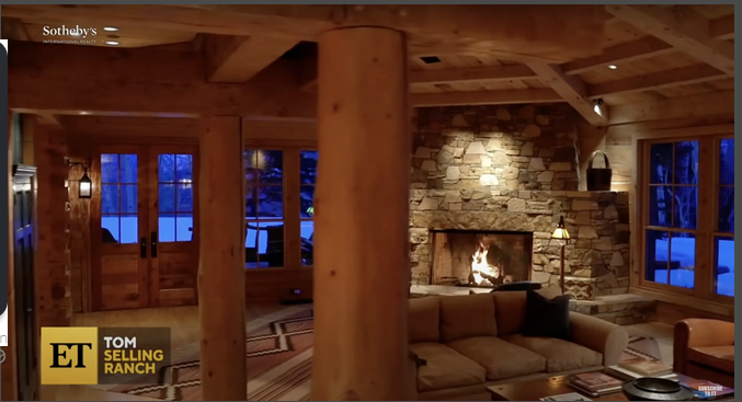 Tom Cruise's ranch in Telluride, Colorado, from a video dated March 28, 2021. | Source: Youtube.com/@EntertainmentTonight