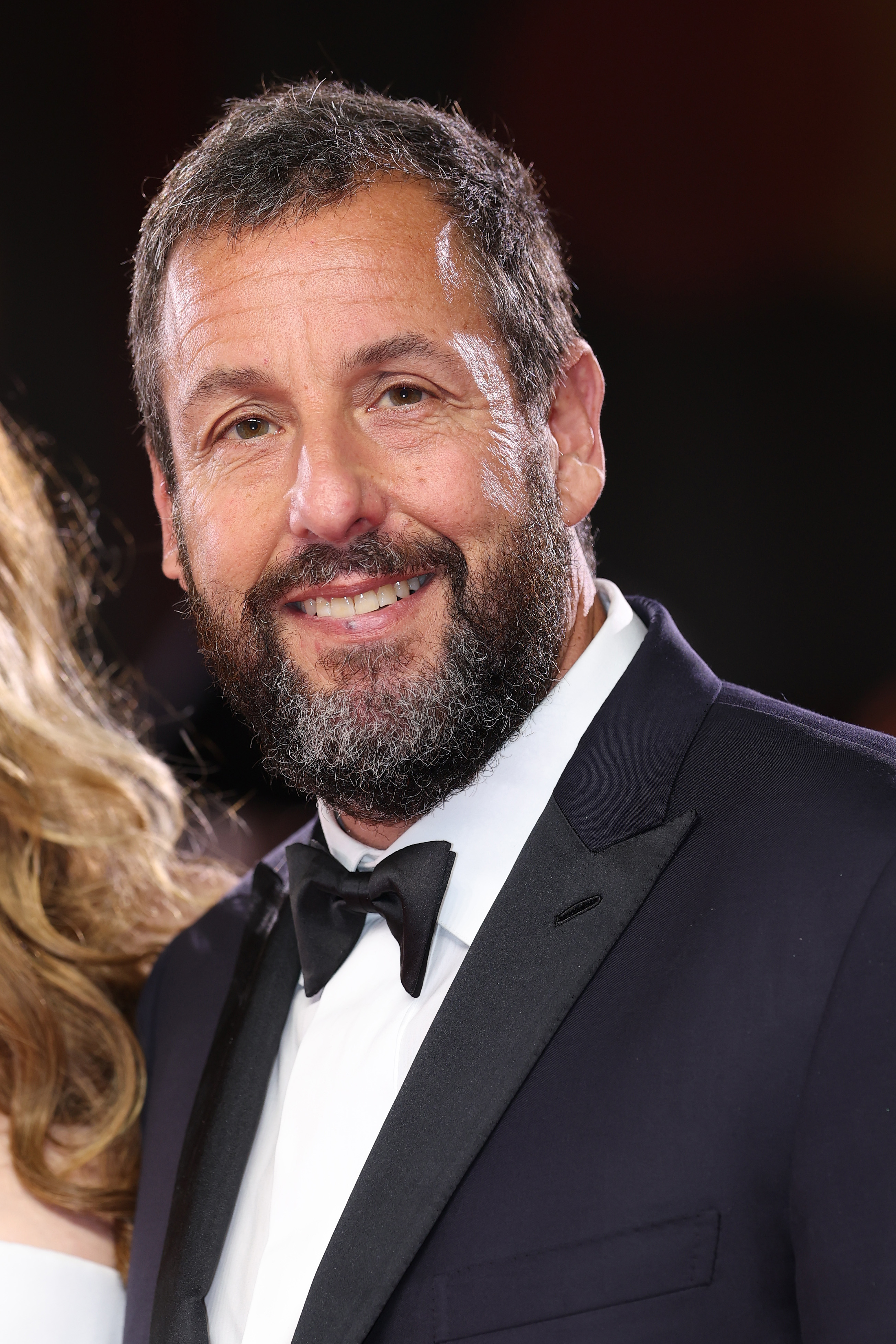 Adam Sandler attends the "Jay Kelly" red carpet on August 28, 2025, in Venice, Italy | Source: Getty Images