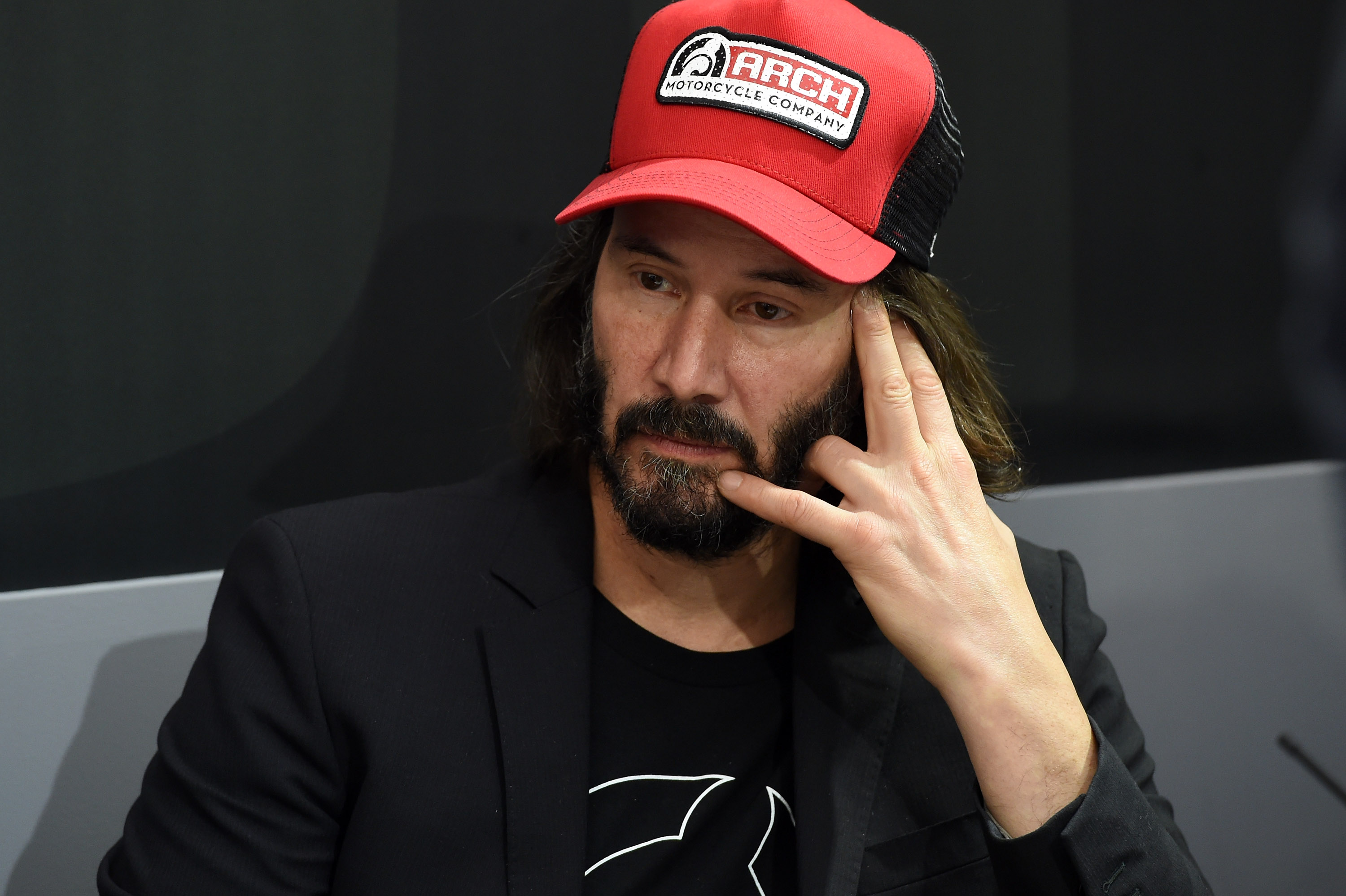 Keanu Reeves in Milan, Italy, on November 8, 2017. | Source: Getty Images