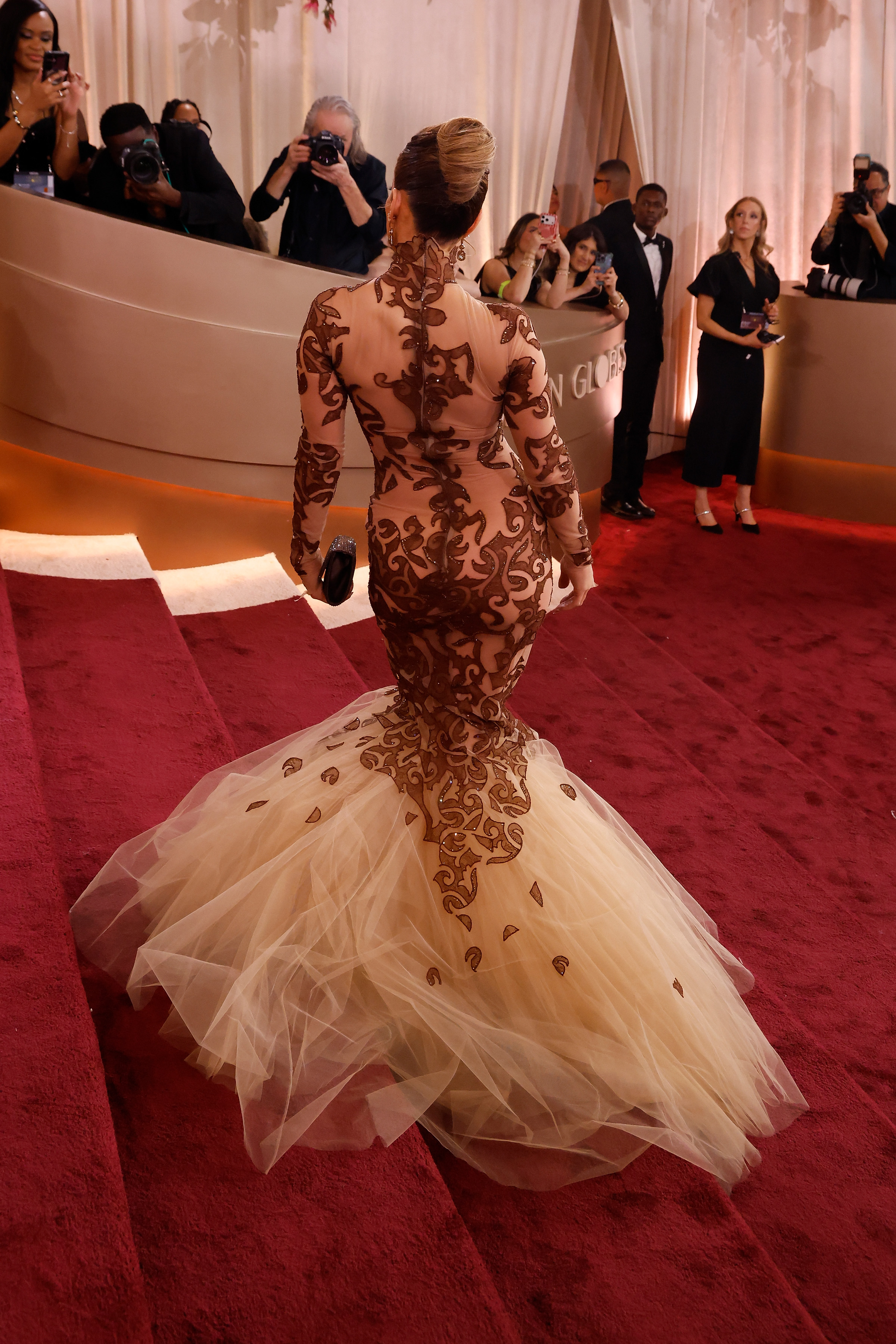 Jennifer Lopez attends the 83rd annual Golden Globe Awards at The Beverly Hilton on January 11, 2026, in Beverly Hills, California | Source: Getty Images
