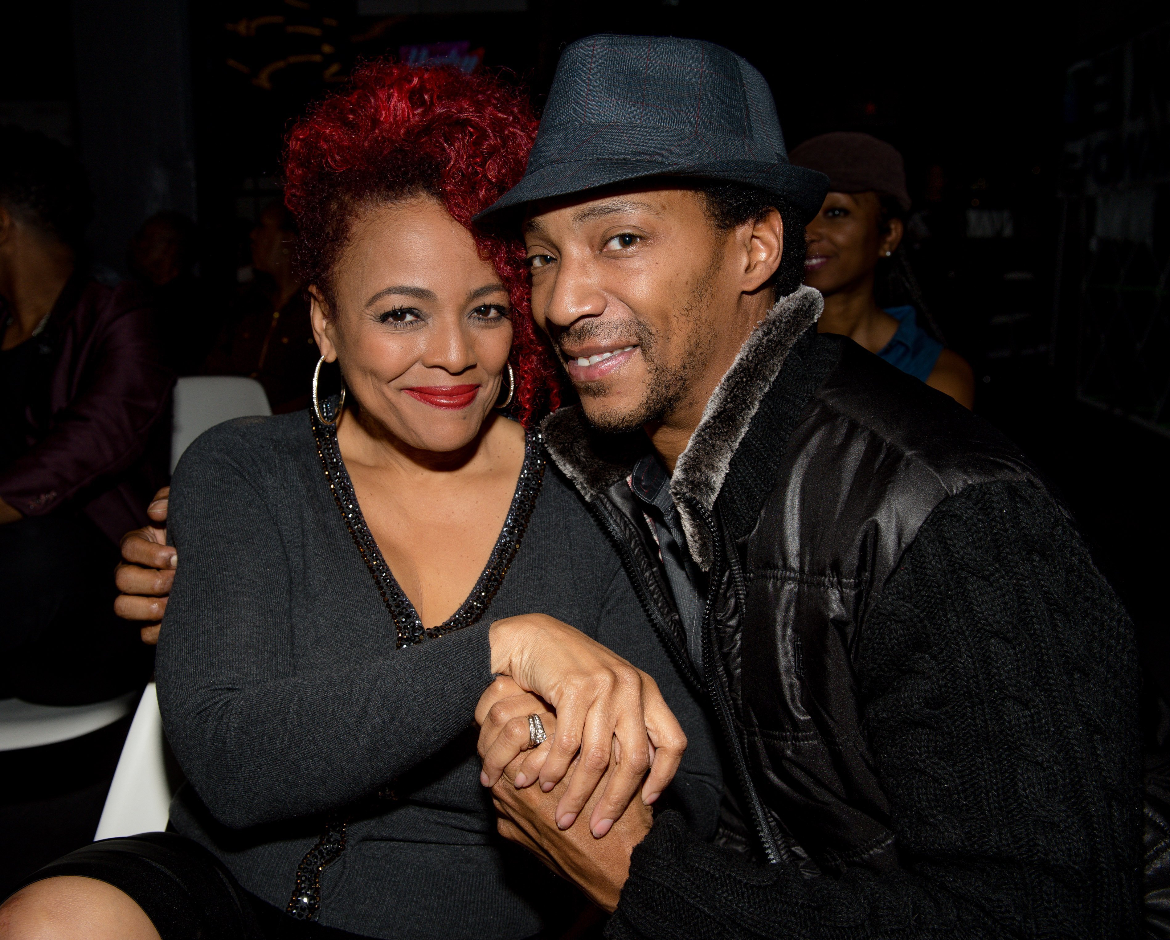 Kim Fields & Christopher Morgan at the "Happily After All" Book Release Celebration on Feb. 16, 2017 in Georgia | Photo: Getty Images