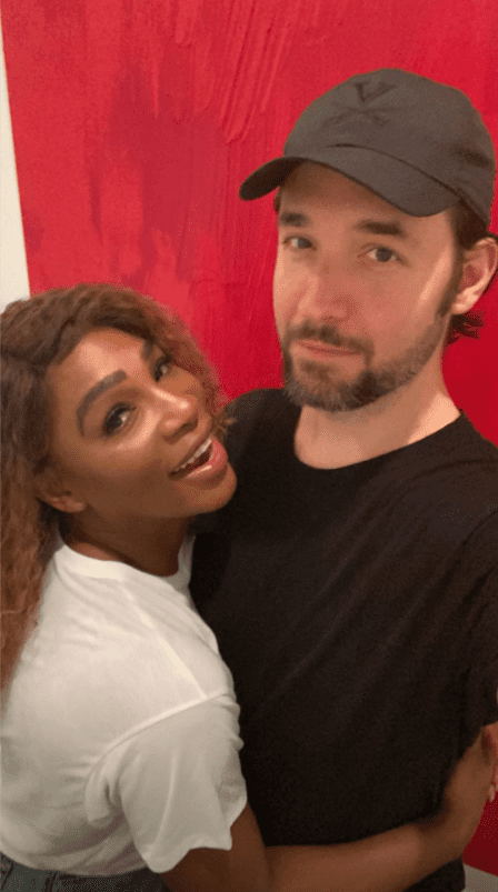 Photo of Serena Williams and her husband on her Instagram stories | Photo: Instagram/serenawilliams
