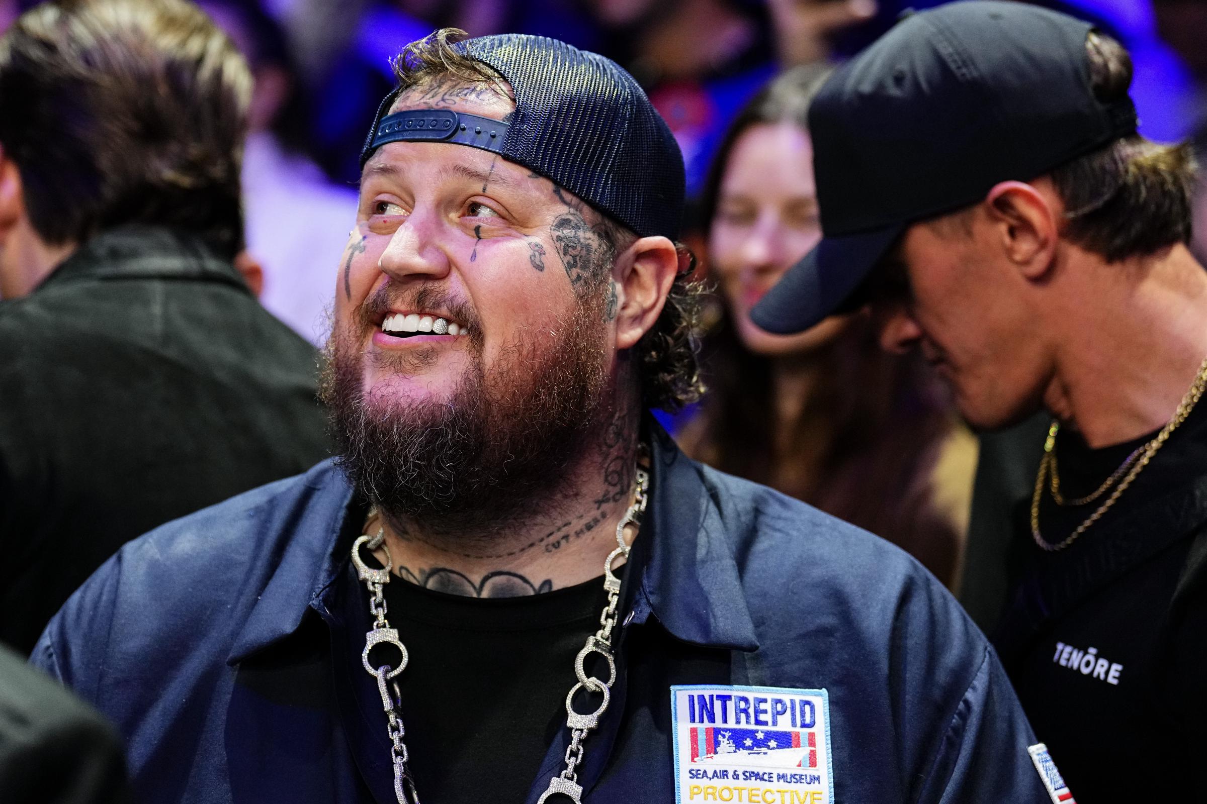 Jelly Roll during the UFC 309 event on November 16, 2024, in New York City | Source: Getty Images