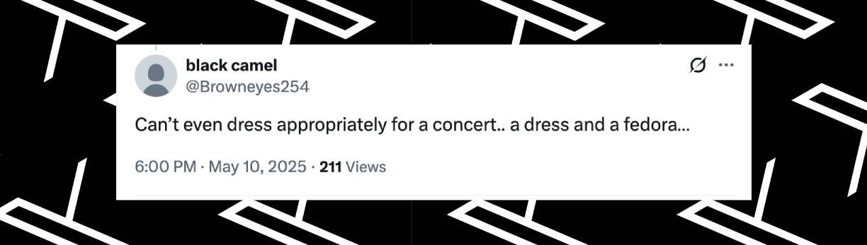 A fan comment dated May 10, 2025 | Source: X/Browneyes254