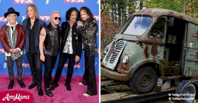Aerosmith's old tour van from the 1970s was found in a small Massachusetts town