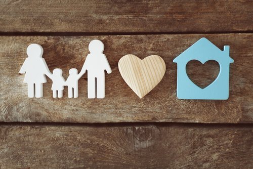 Concept image of a loving family. | Source: Shutterstock.