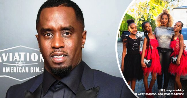 Diddy shares picture of Mary J. Blige and his 3 daughters on Kim Porter's 48th birthday