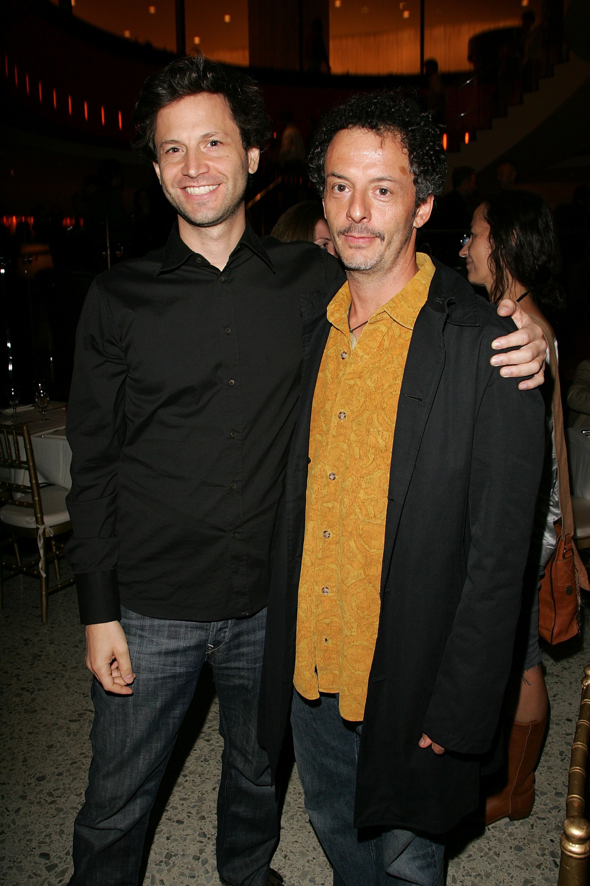 Director Bennett Miller and cinematographer Adam Kimmel attend the after party for the premiere of "Lars And The Real Girl" at the Brasserie 8 1/2 on October 3, 2007, in New York City | Source: Getty Images