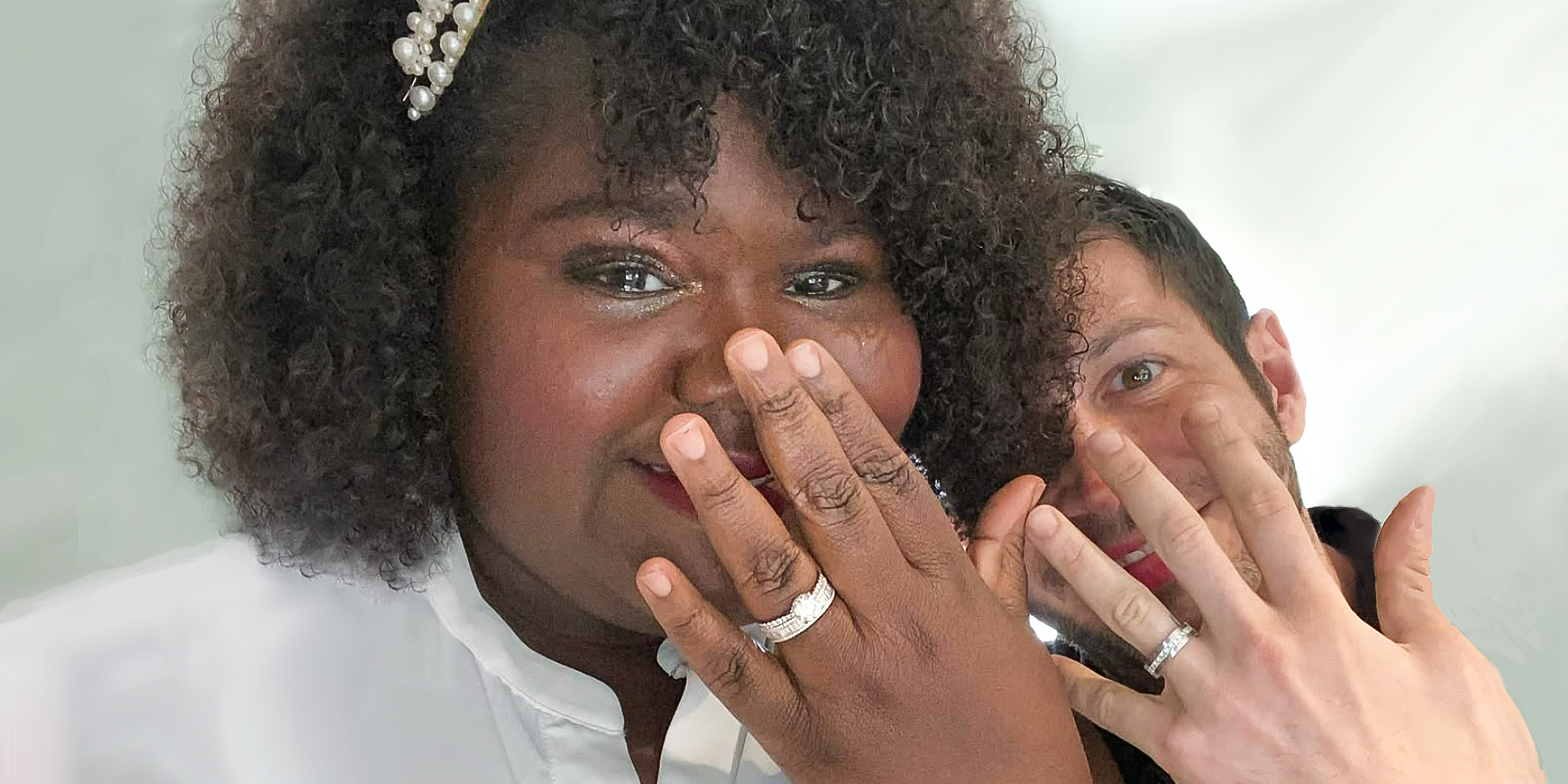 Gabourey Sidibe and Brandon Frankel | Source: Instagram/brandontour