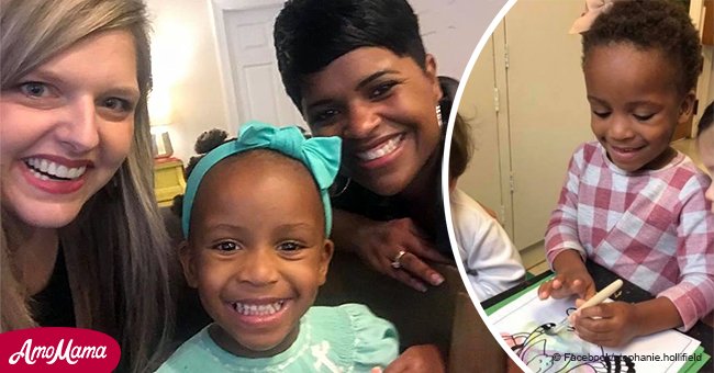 Adoptive mom begs for help with her daughter’s hair and gets a sweet response from a stranger